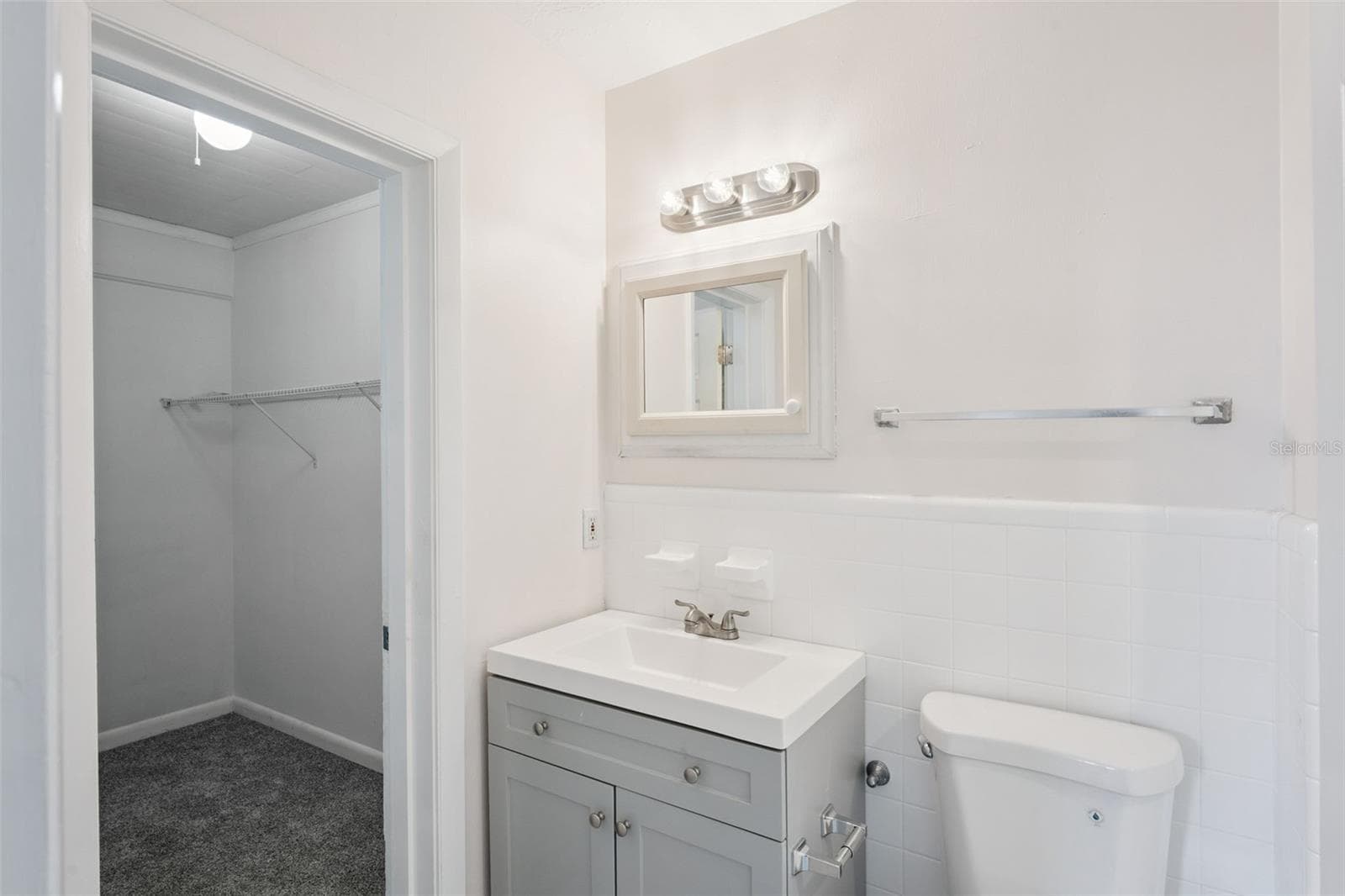 Primary Bath with Walk-in Closet - 1605 PURITAN AVE, WINTER PARK