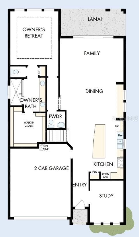 Floor Plan First Floor - 1002 W CHARTER ST, TAMPA