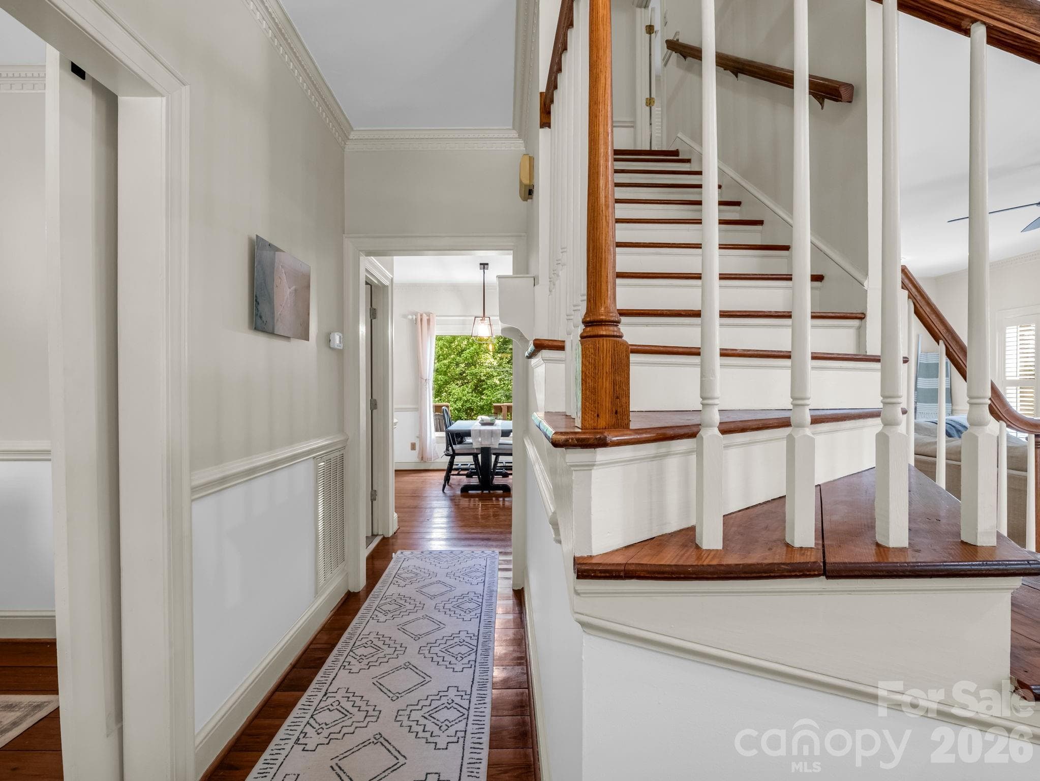 hallway - stairs - 2720 Steeplechase Road, Gastonia