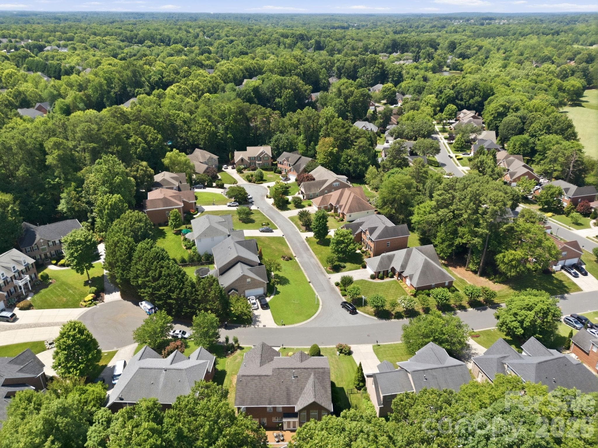 Aerial street view - Huntersville