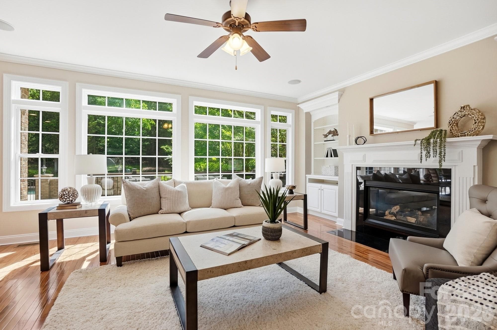 sunlit great room - 507 Five Leaf Lane, Waxhaw