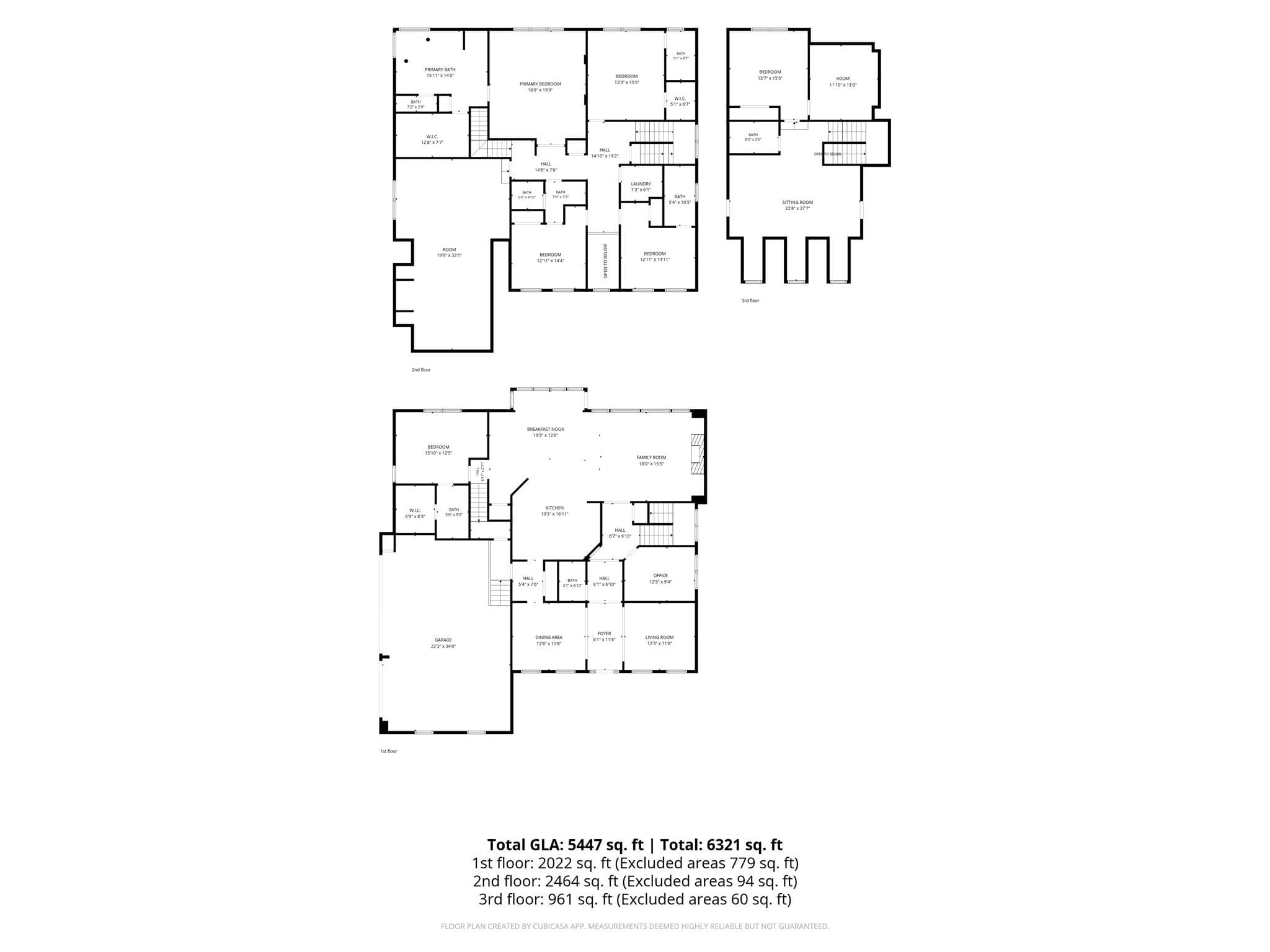 Full floor plan - 507 Five Leaf Lane, Waxhaw