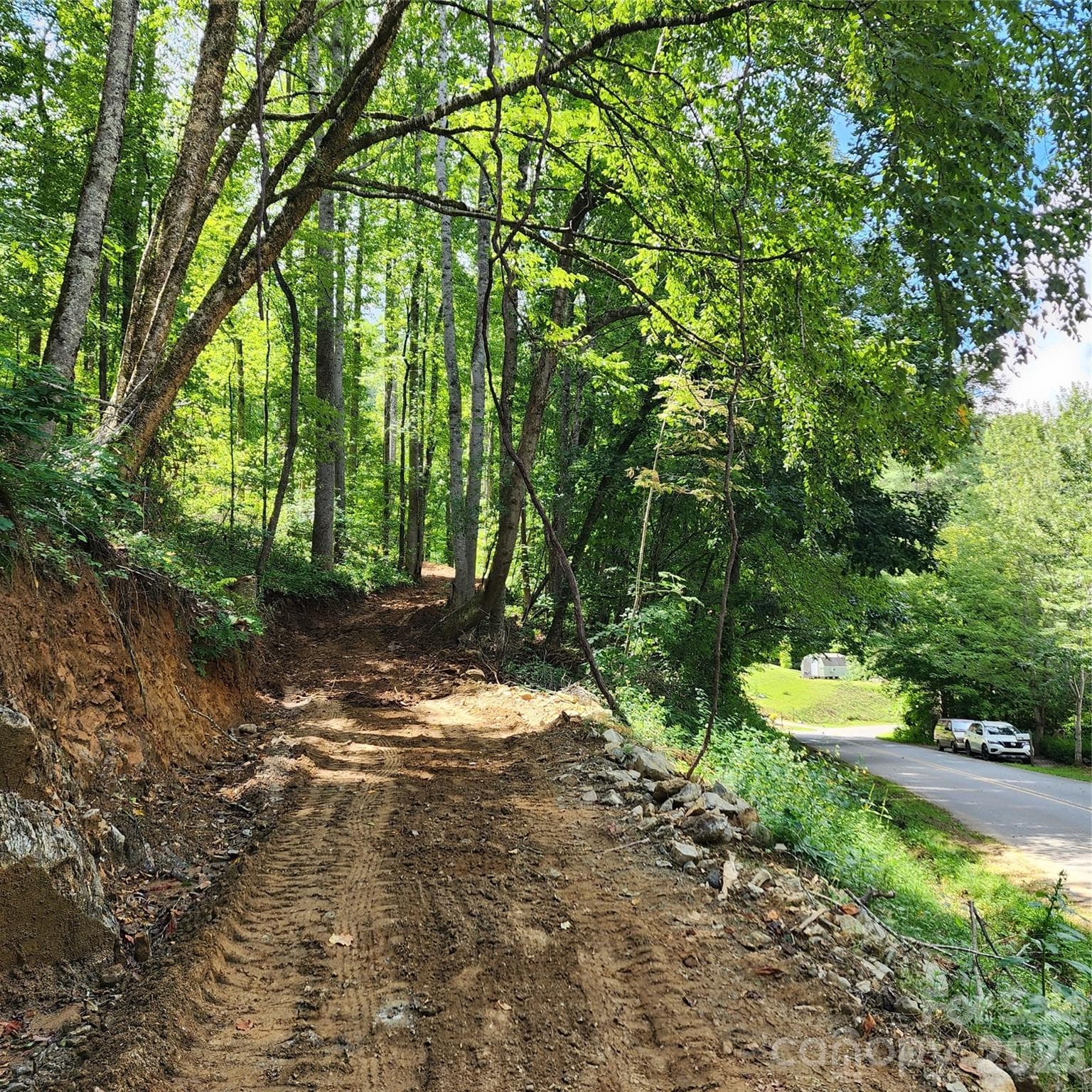Roughed in driveway - Sylva