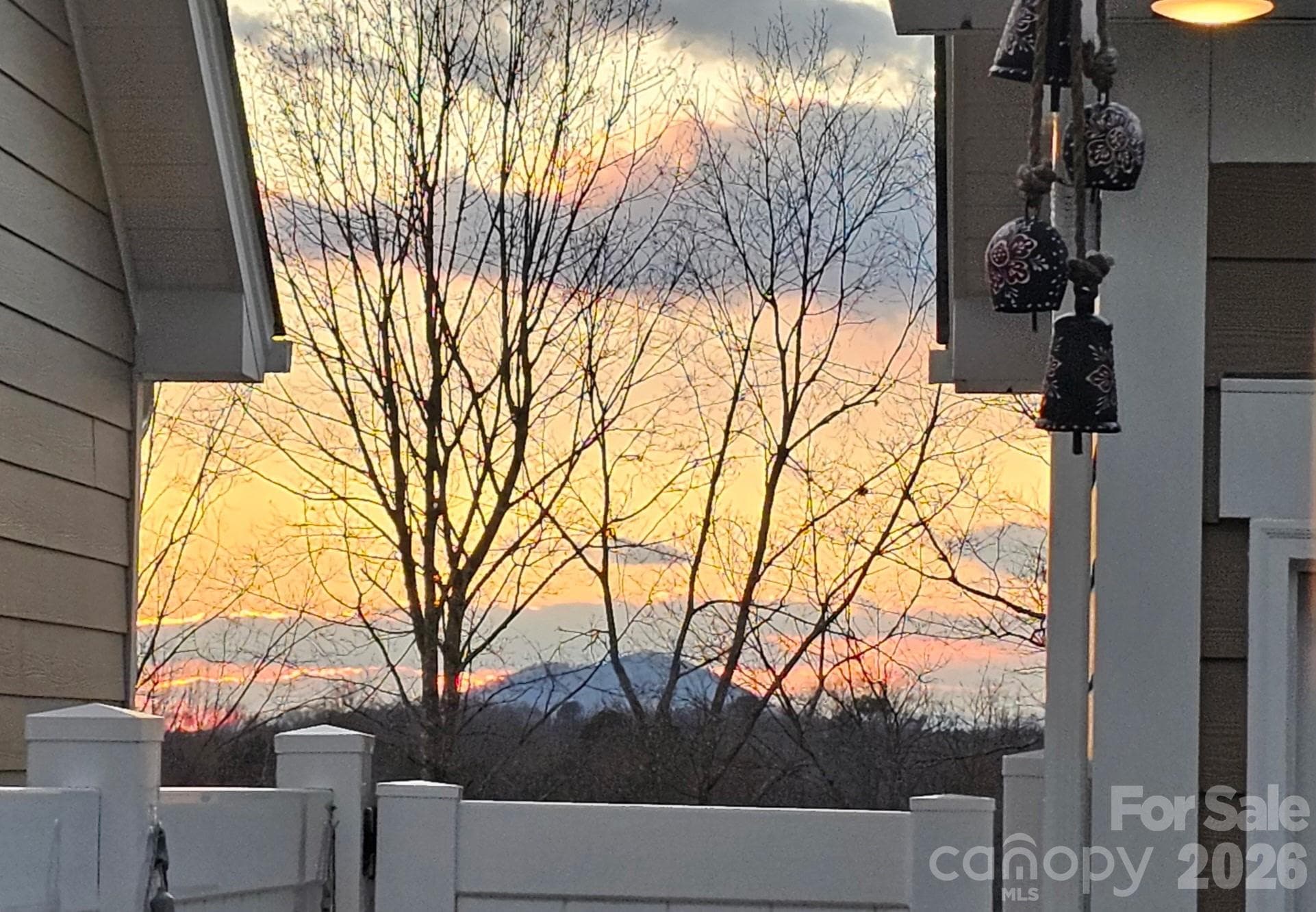 View in the Winter from courtyard - Hickory