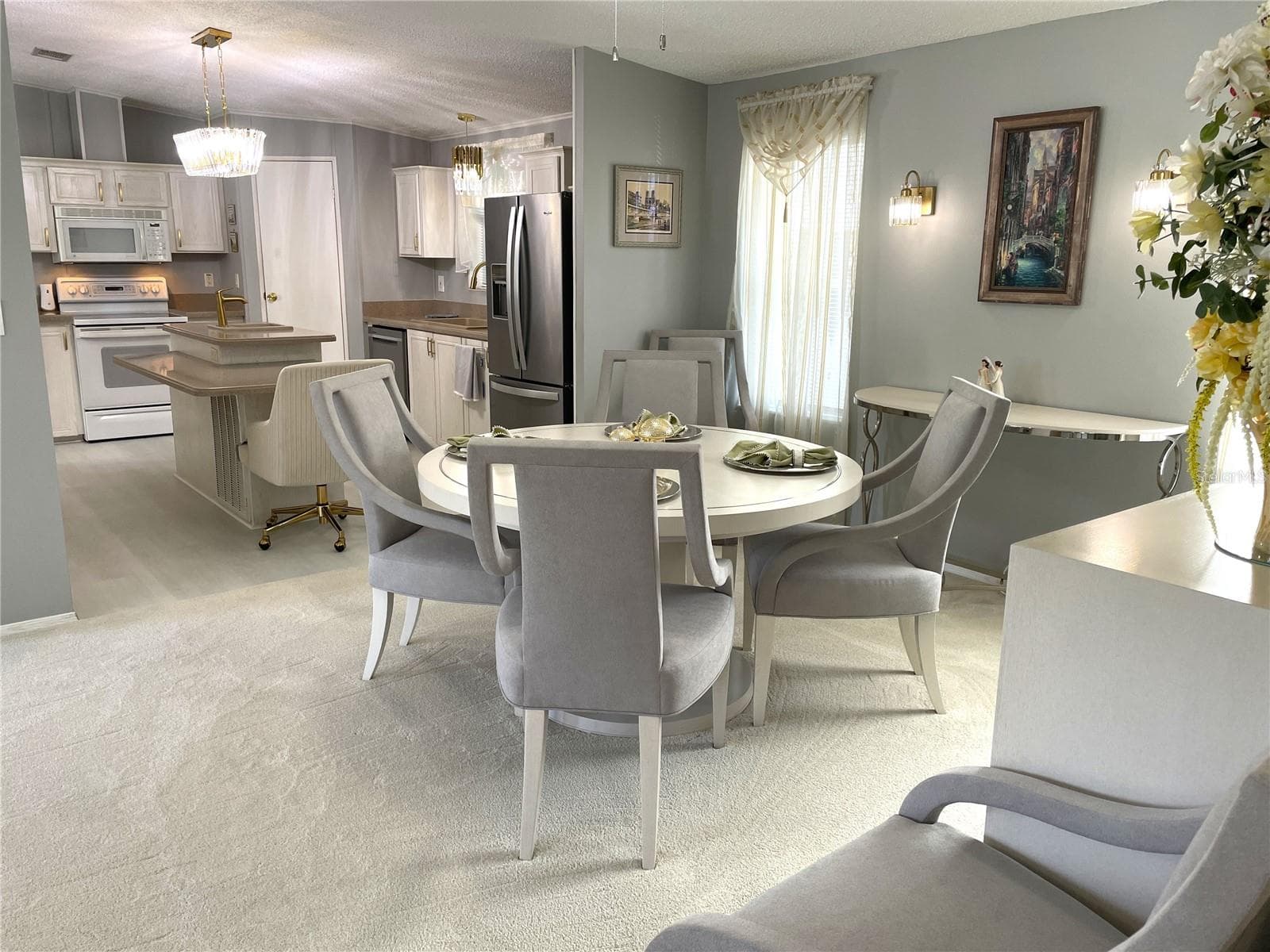 Dining room and Kitchen - 24437 HARBORVIEW RD #70, PORT CHARLOTTE