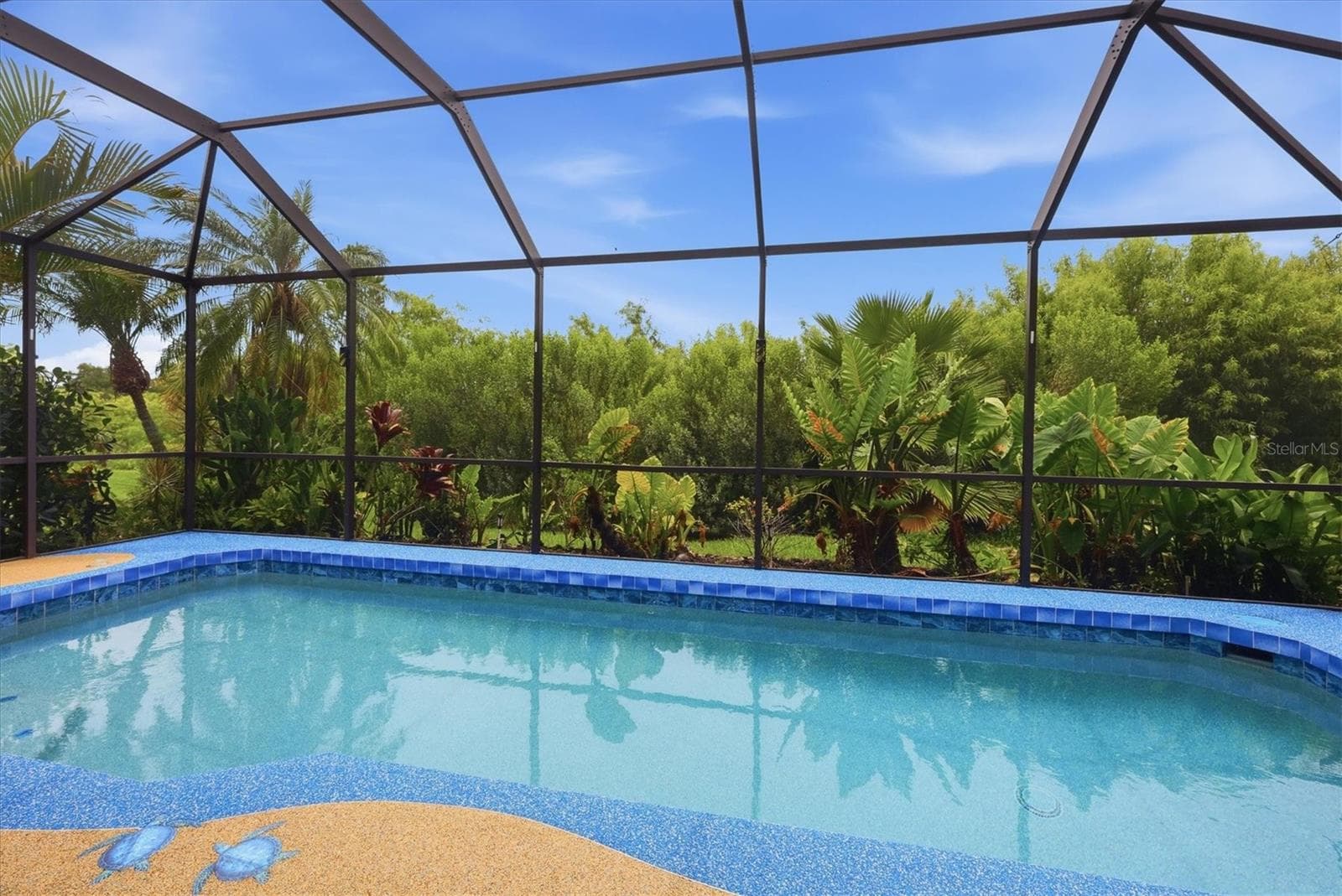 FolCo Cool Deck and resurfaced pool - 3275 OSPREY LN, PORT CHARLOTTE