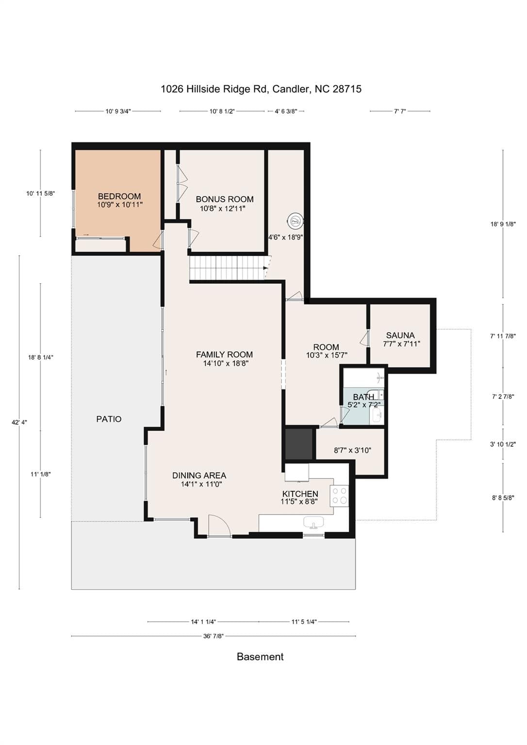 Single Family Residence at 1026 Hillside Ridge Road, Candler, photo 47 of 48