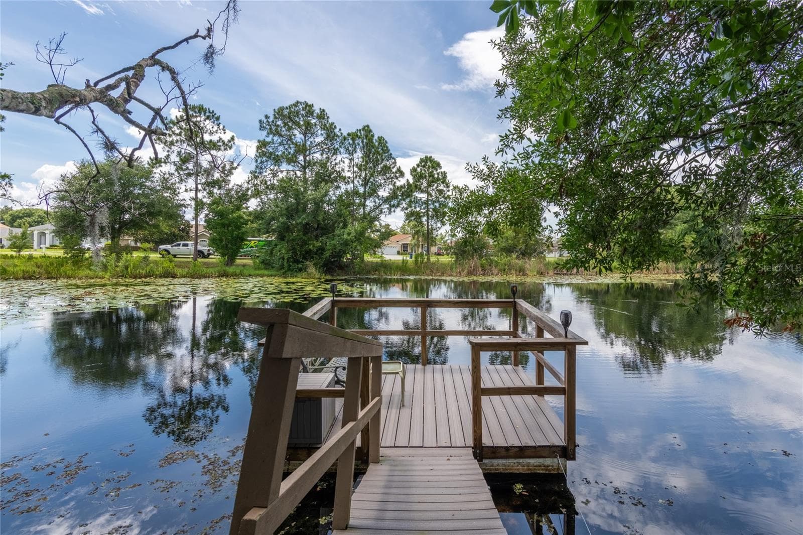 BEAUTIFUL VIEW OF CURVE LAKE AND DOCK - 21629 SILVER BAY PL, LAND O LAKES