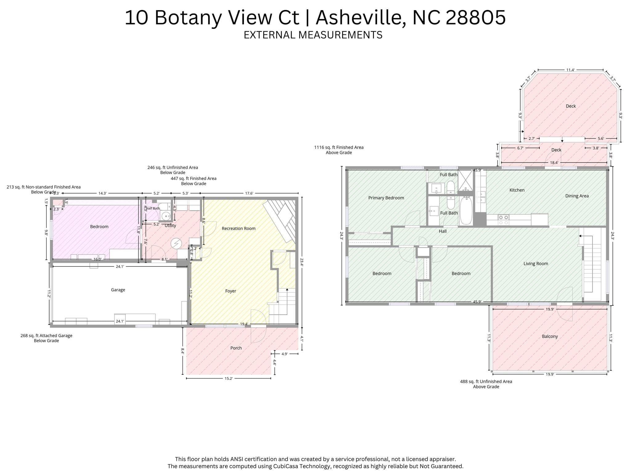 Single Family Residence at 10 Botany View Court, Asheville, photo 44 of 46