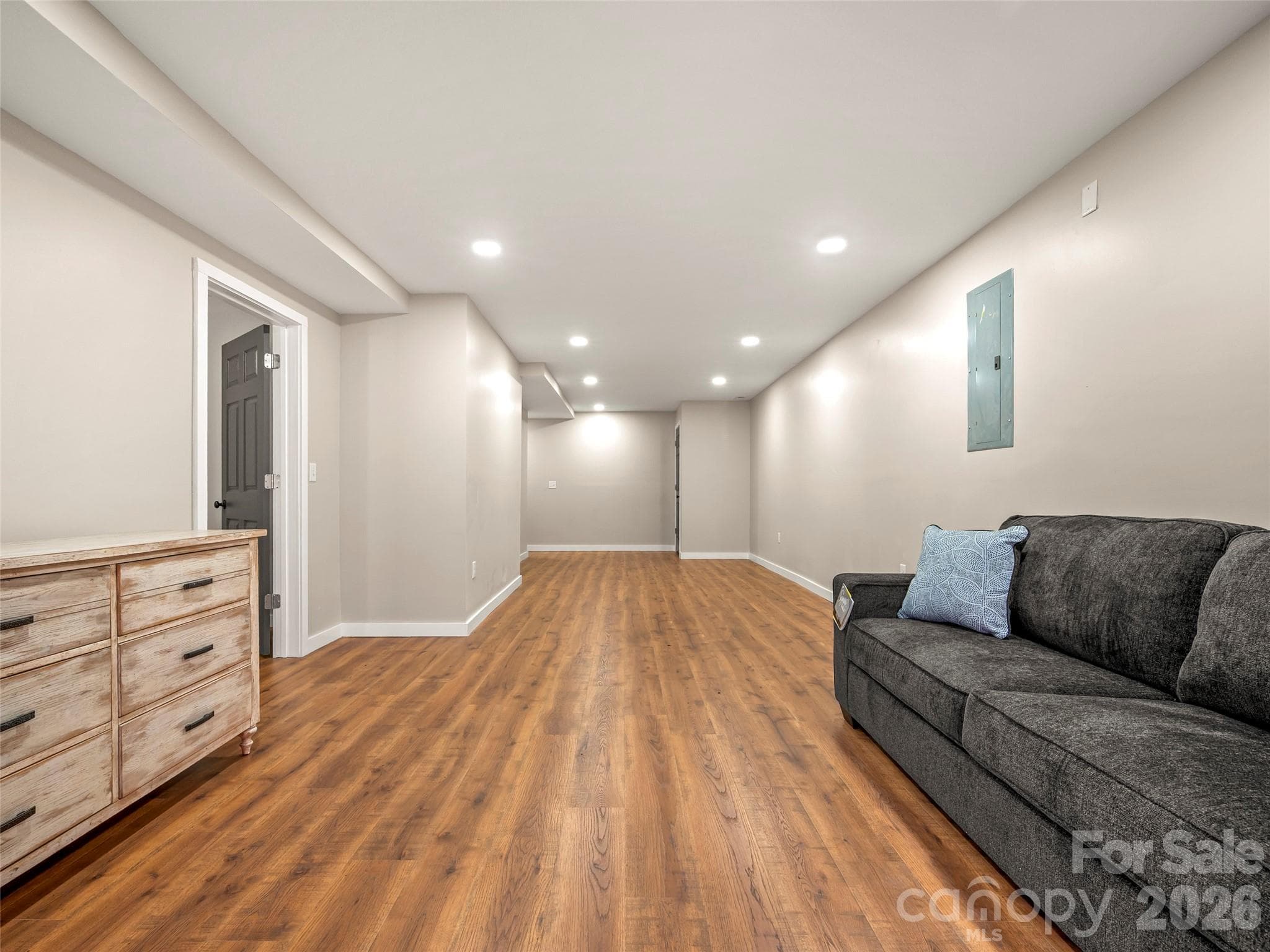 Den or game room area - 3276 Howard Gap Road, Hendersonville