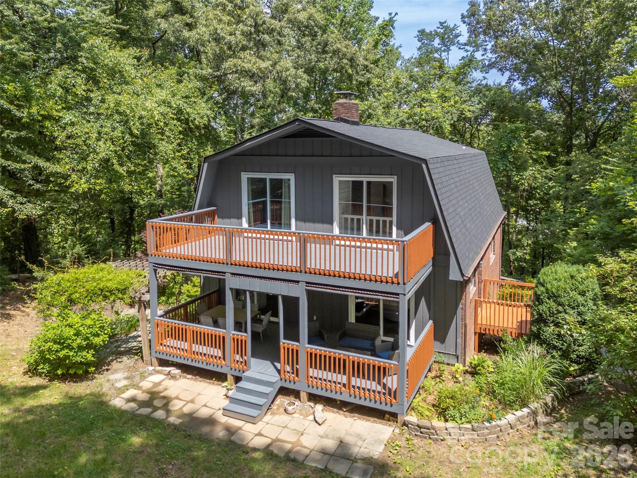 Several decks for enjoying the outdoors - 3276 Howard Gap Road, Hendersonville