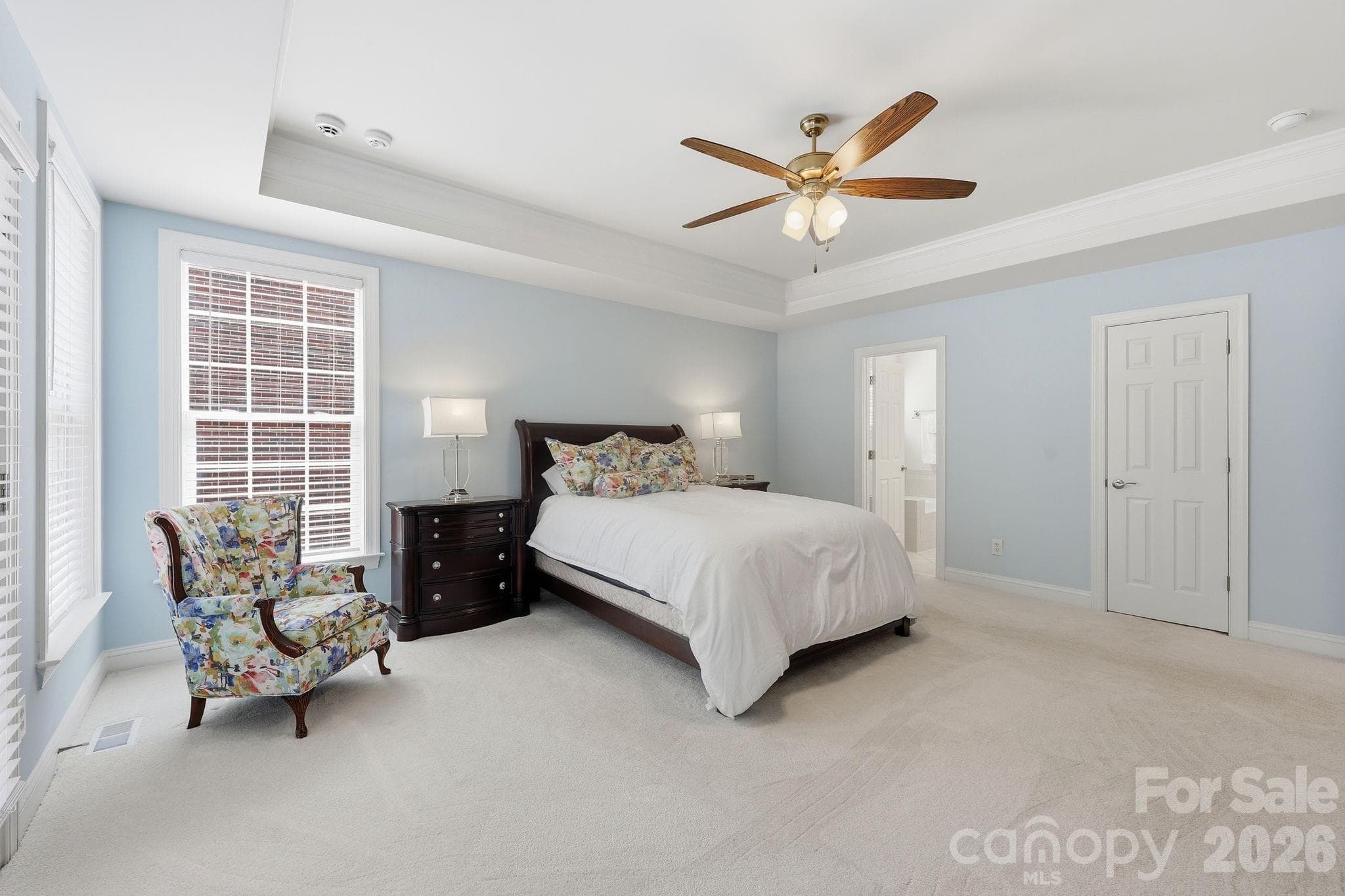 primary master suite looking into bath entrance - main floor - Huntersville