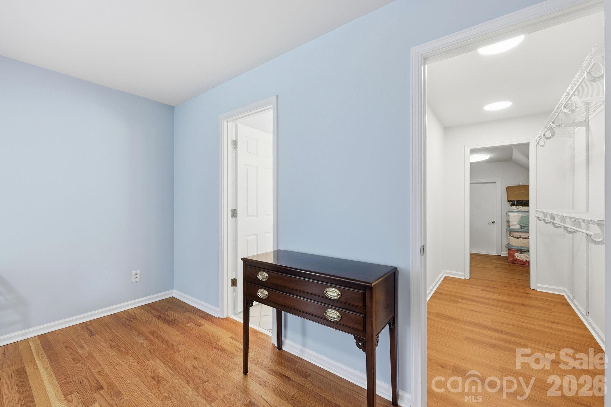 2nd floor primary spacious closet entry with additional storage - Huntersville