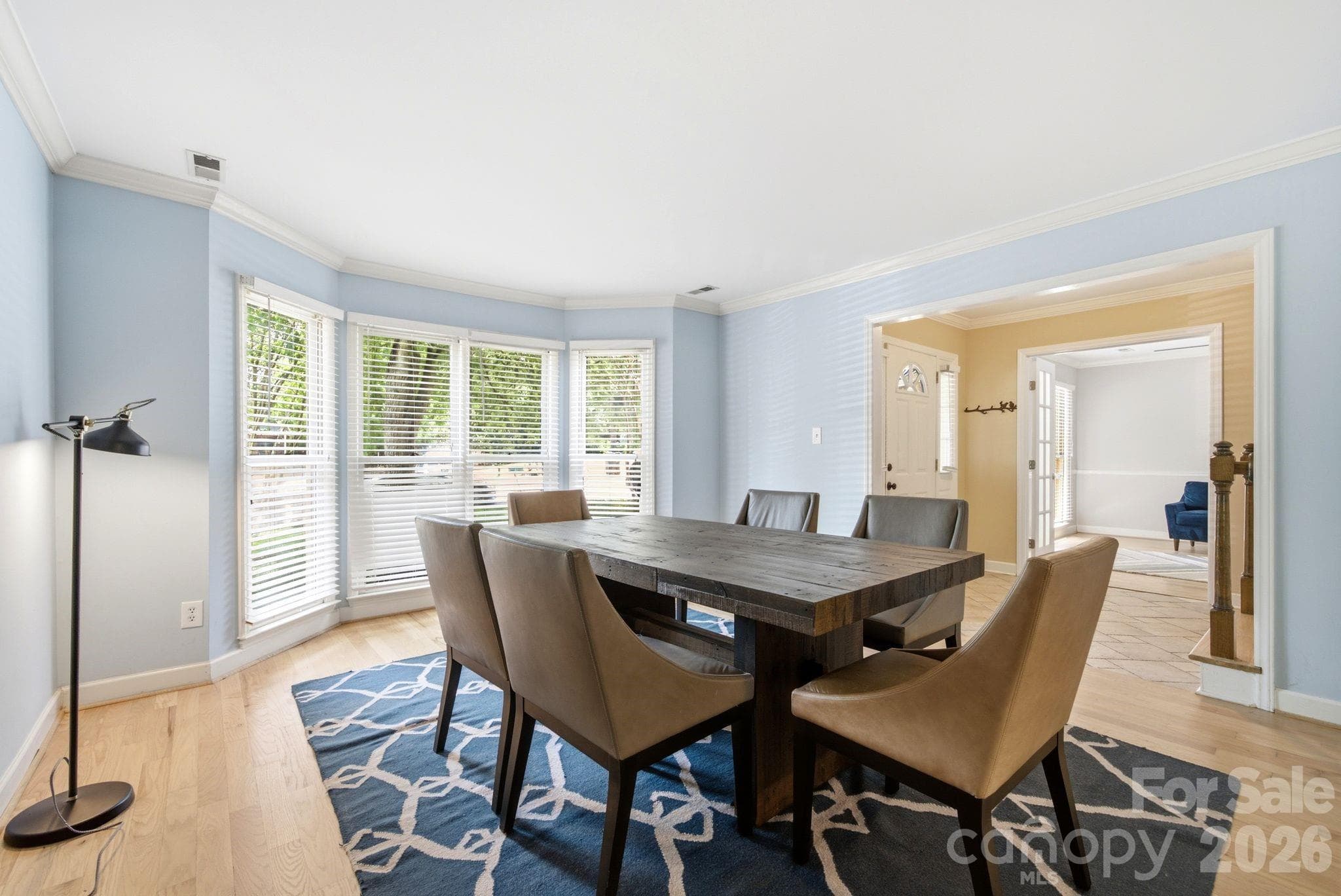 Lots of natural light flows through dining room window - 503 Wyre Forest Court, Charlotte