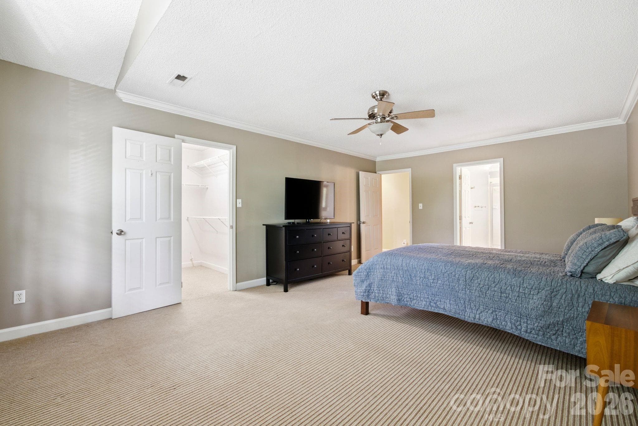 Primary Bedroom with added sitting room area - 503 Wyre Forest Court, Charlotte