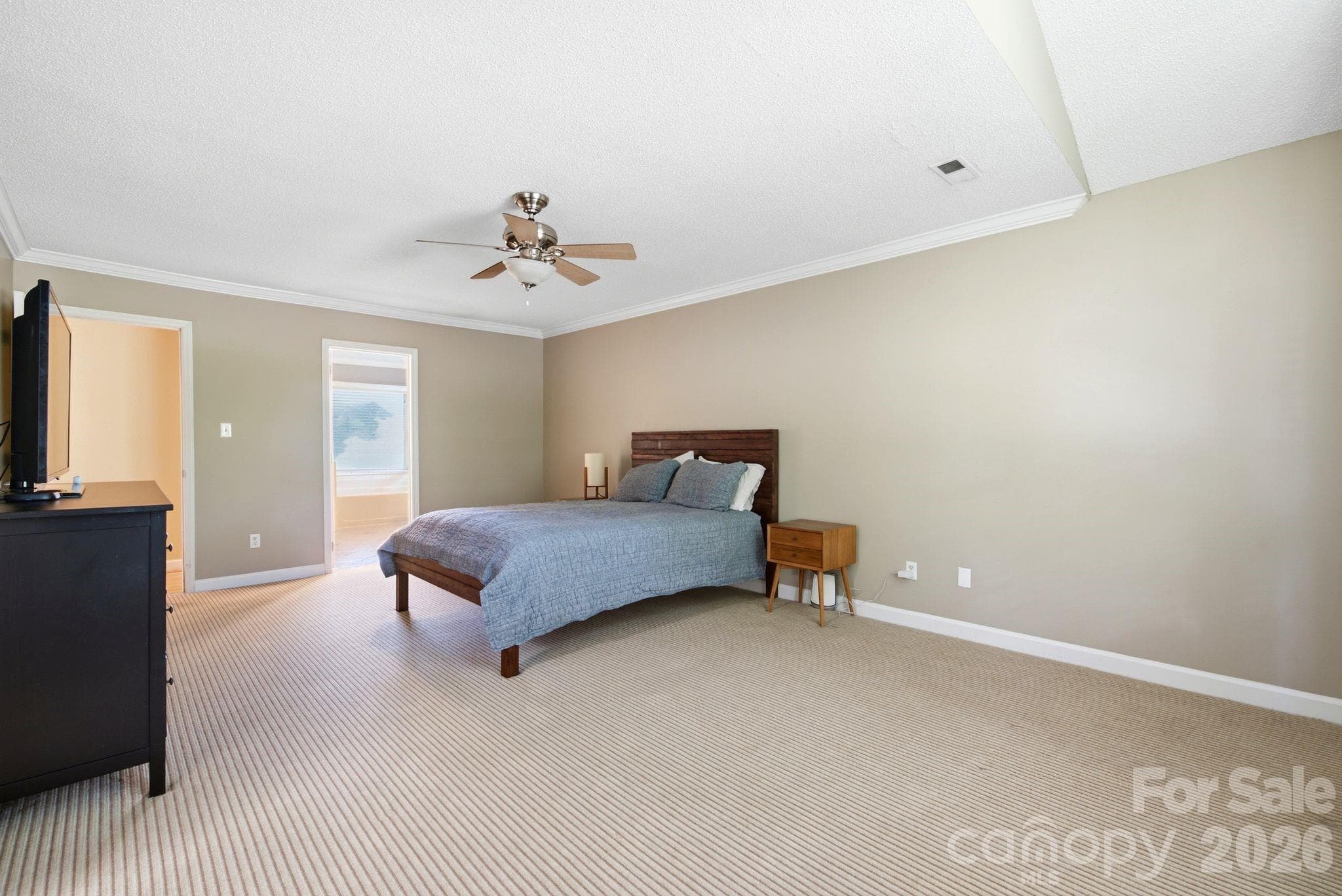 Primary Bedroom with added sitting room area - 503 Wyre Forest Court, Charlotte