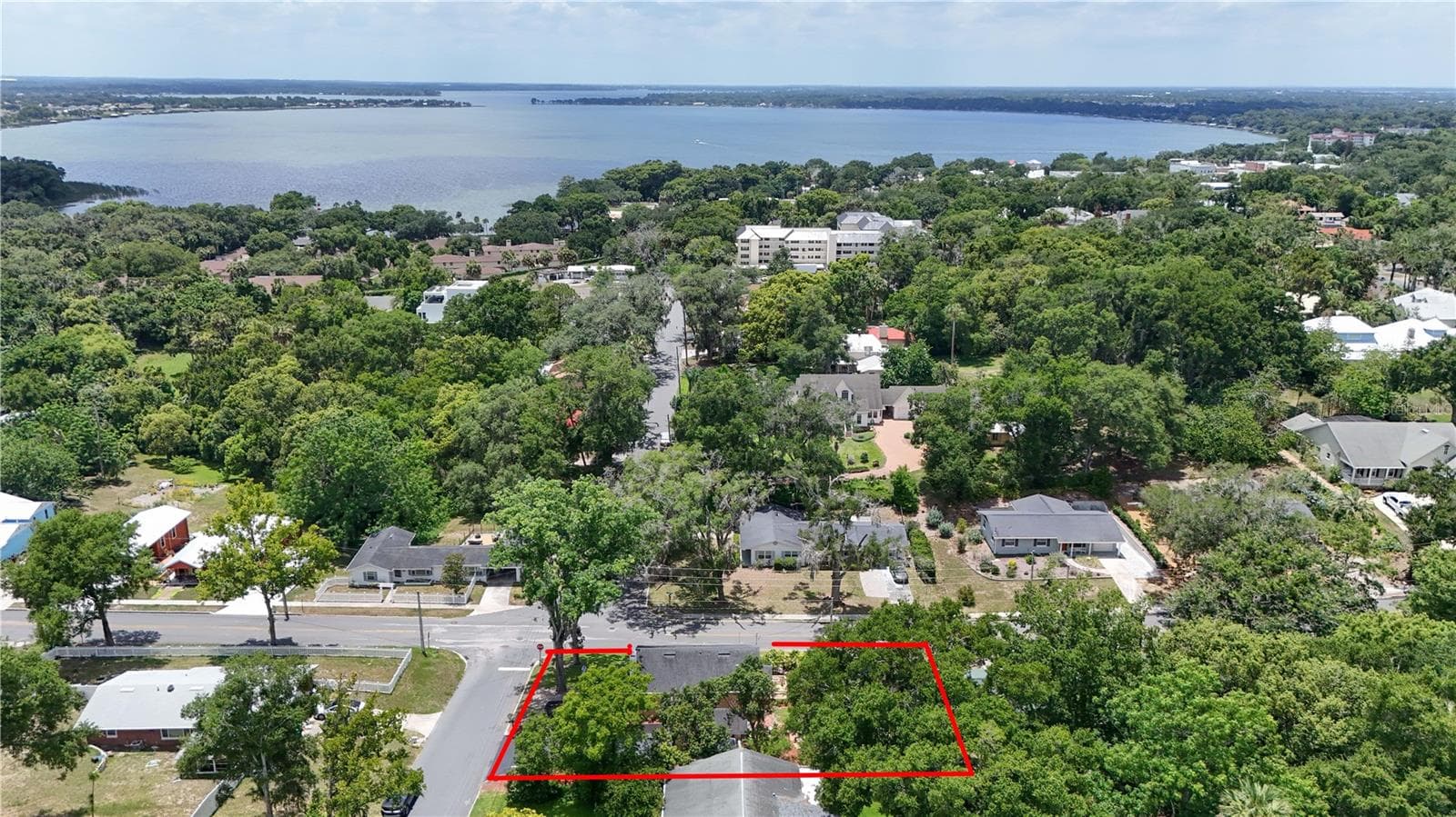 Aerial - 102 N CLAYTON ST, MOUNT DORA