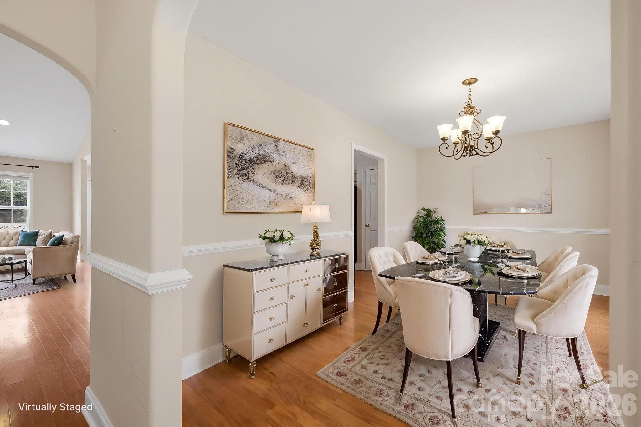 Dining Room Virtually Staged - Statesville