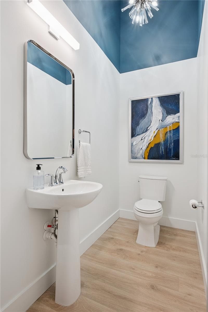Half Bathroom on First Floor - 512 W SWOOPE AVE, WINTER PARK