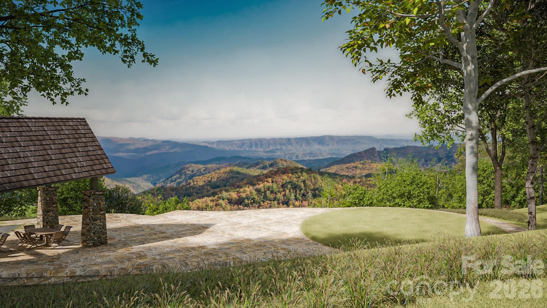 the view from "The edge" - Lake Toxaway