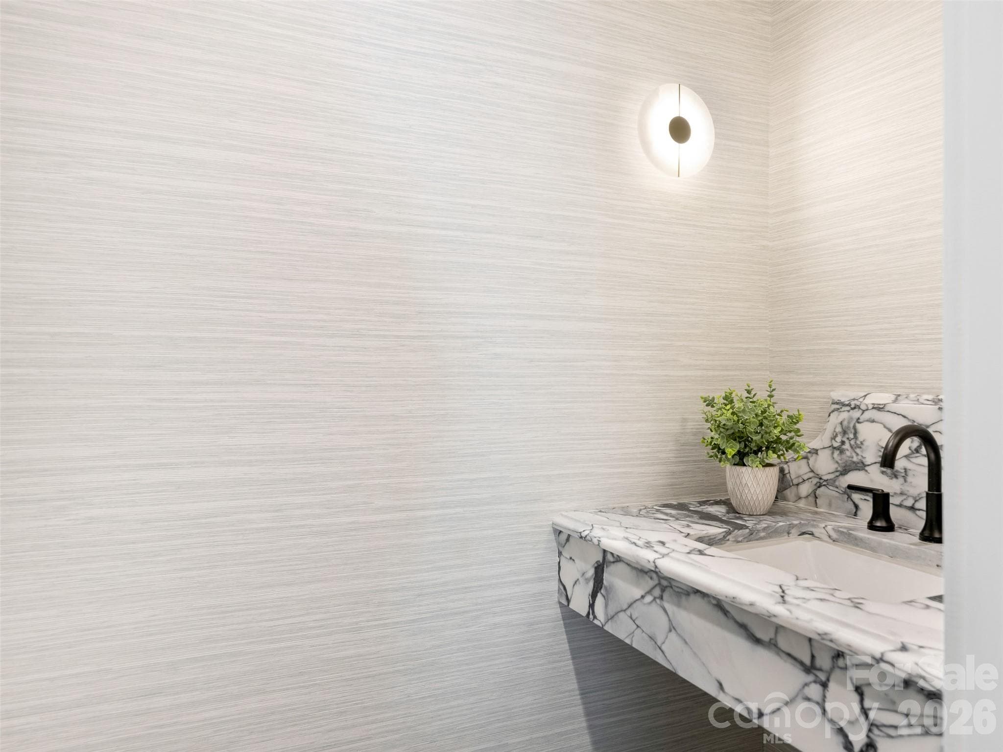 Powder Room - 6740 Newhall Road, Charlotte