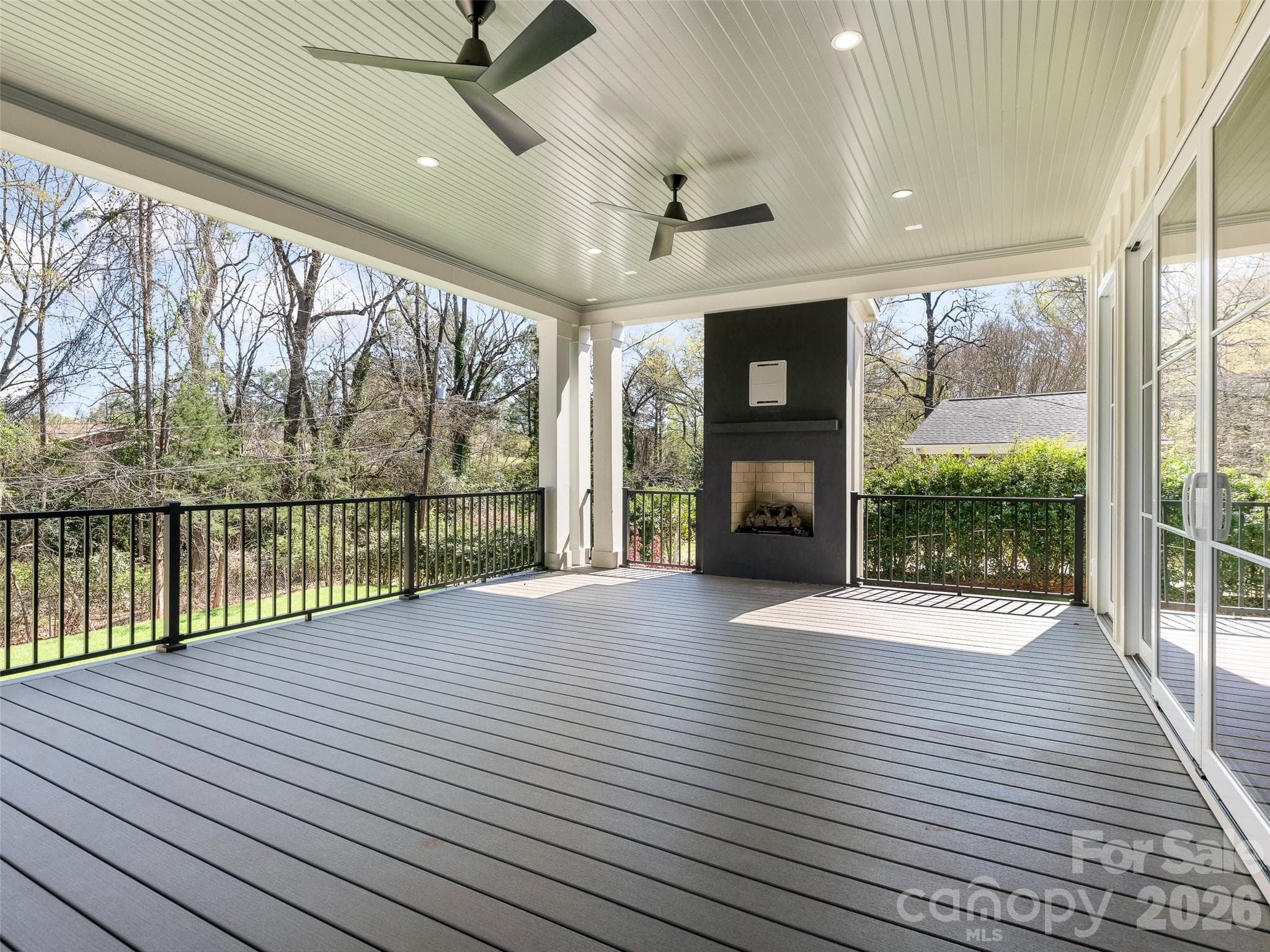 Covered Terrace - 6740 Newhall Road, Charlotte