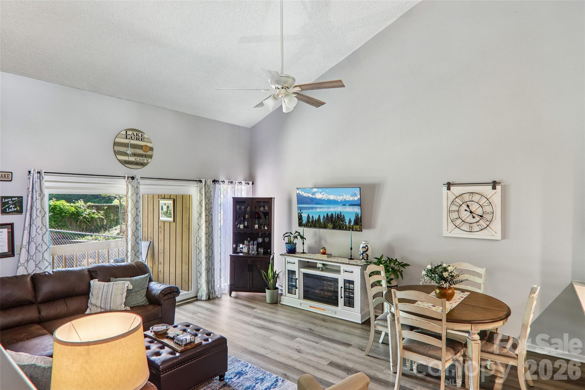 vaulted celings give the space an open airy feeling - 147 W Lake Drive S, Lake Lure
