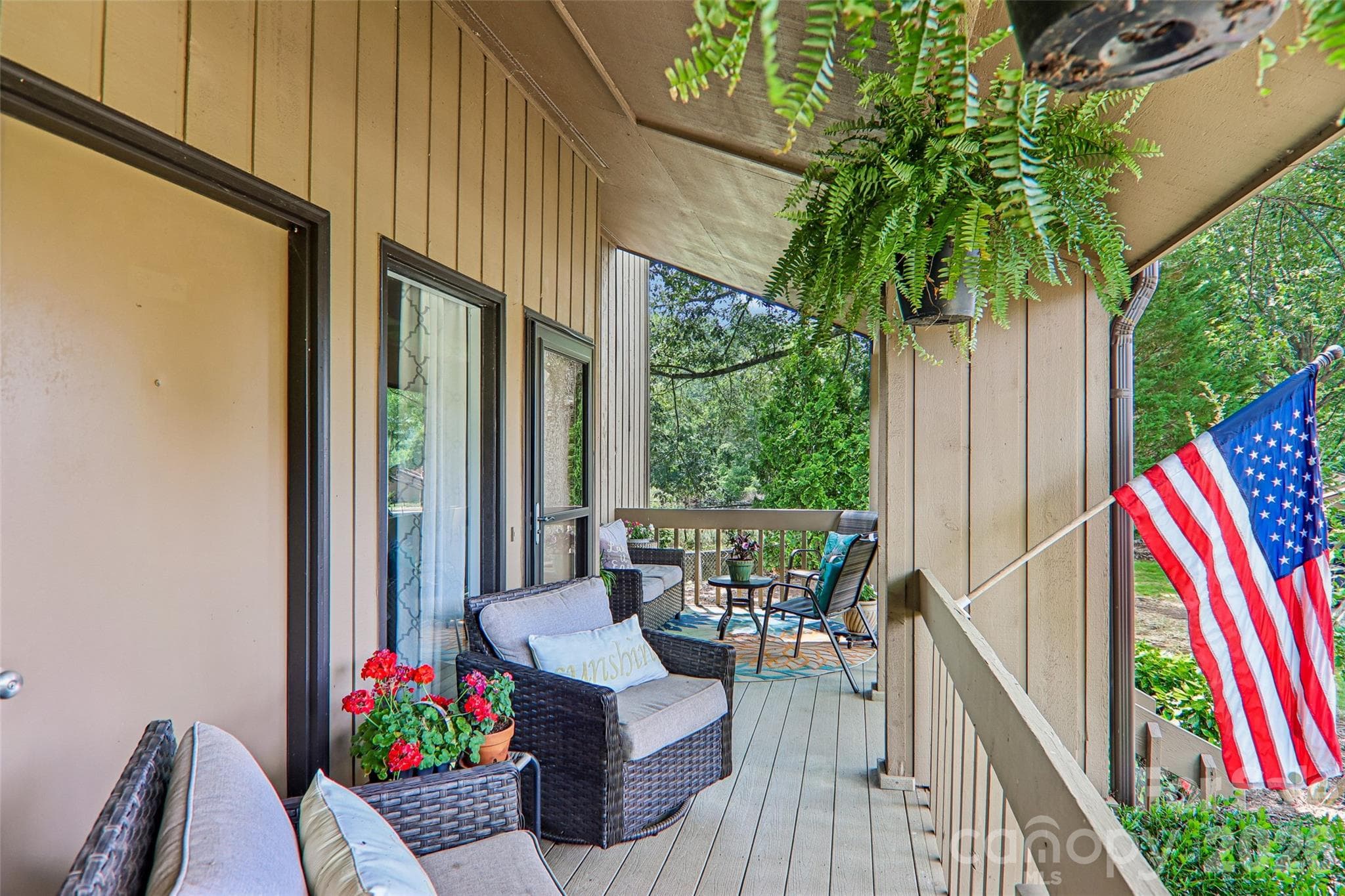 front porch - 147 W Lake Drive S, Lake Lure