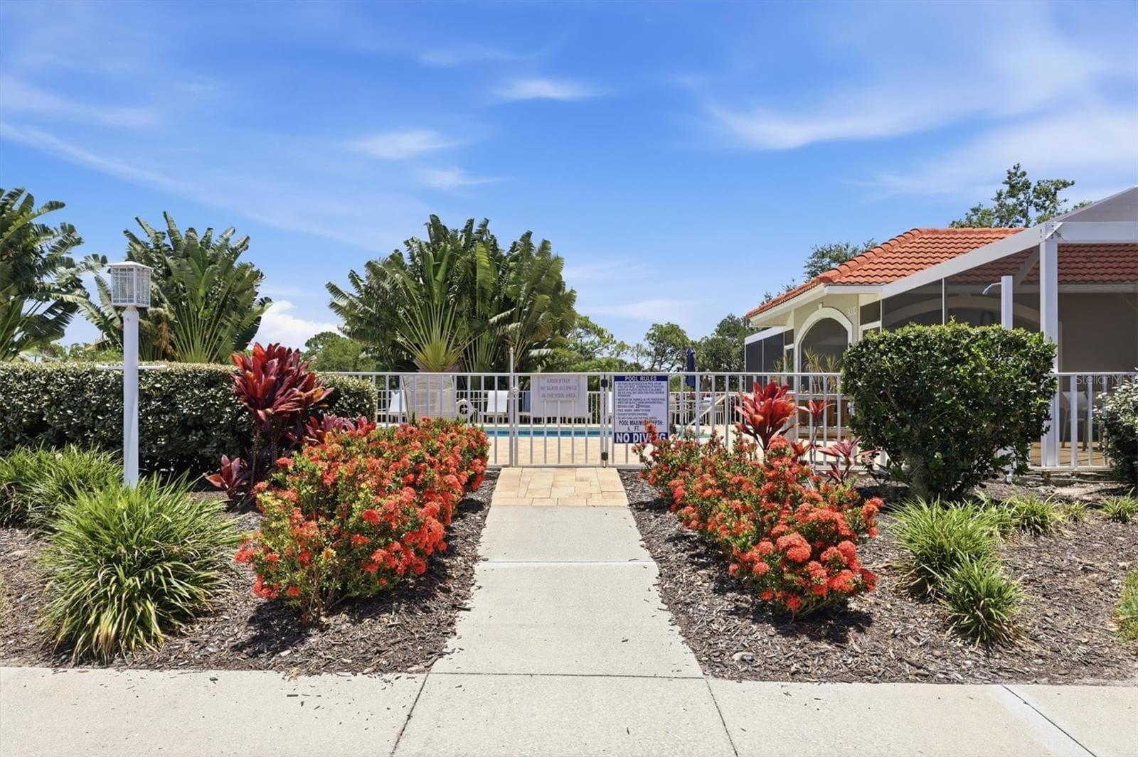 Entrance to pool - 9320 CLUBSIDE CIR #2209, SARASOTA