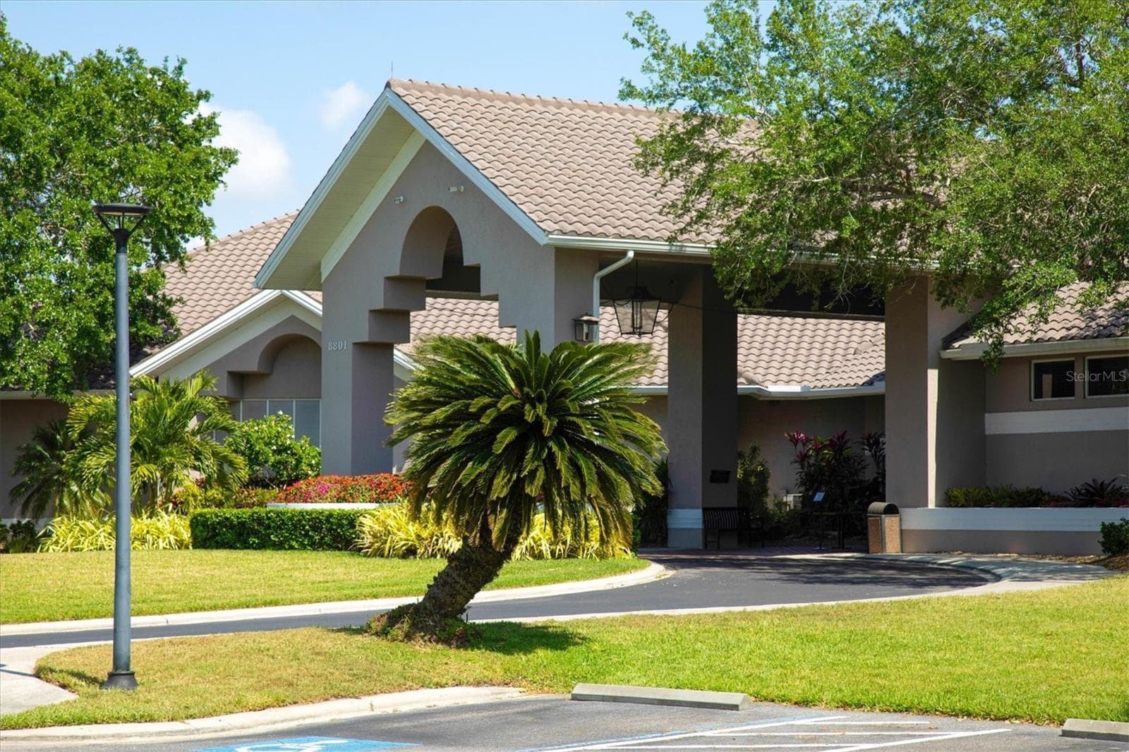 Drive up entrance to Clubhouse - 9320 CLUBSIDE CIR #2209, SARASOTA