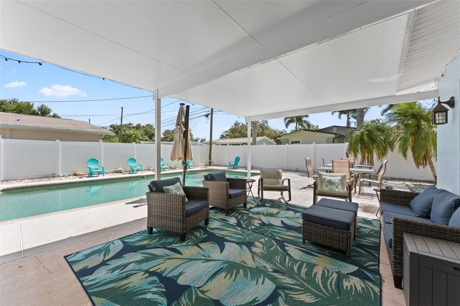Covered patio off family room - 2833 56TH LN N, ST PETERSBURG