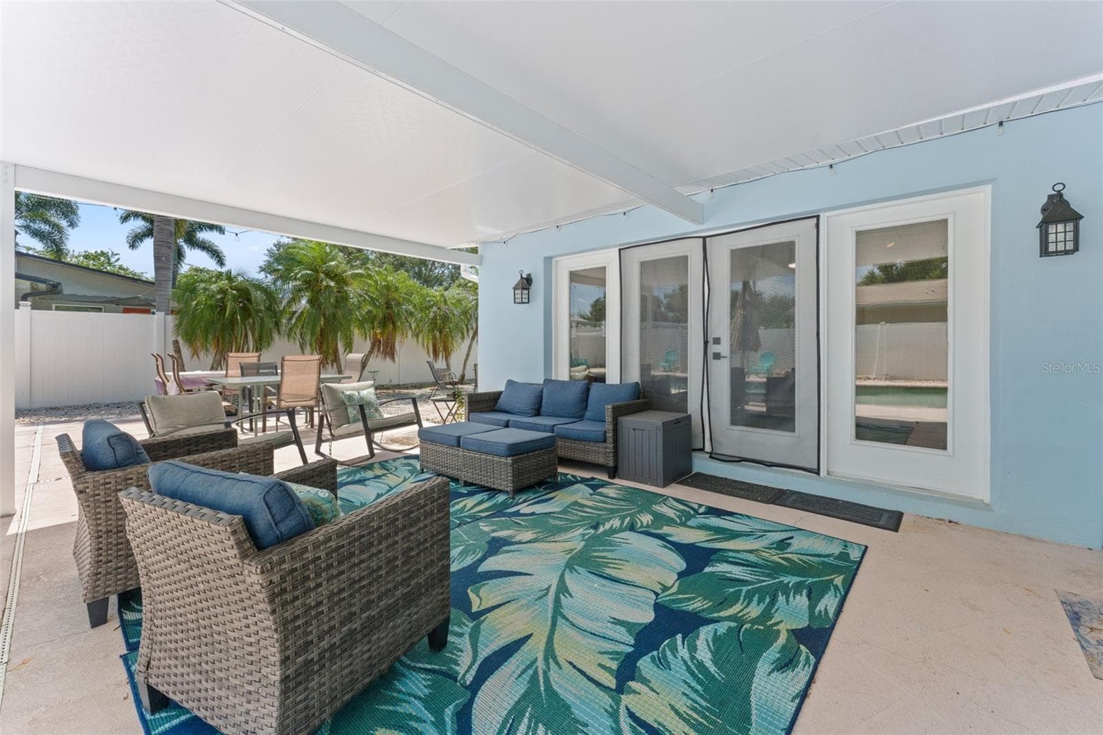 Covered patio off family room - 2833 56TH LN N, ST PETERSBURG