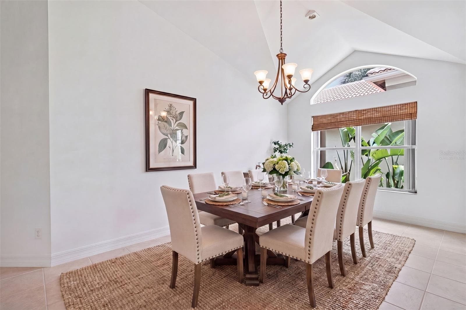 Virtually Staged - Dining Room - 1574 WINDAMERE LN, NAPLES