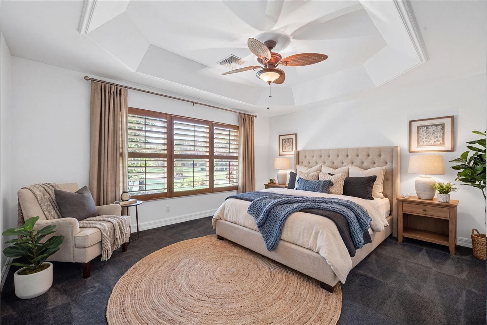 Virtually Staged - Master Bedroom - 1574 WINDAMERE LN, NAPLES