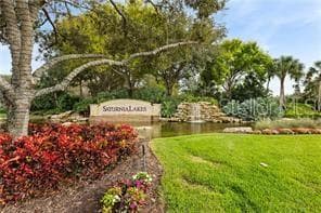 Saturnia Lakes Entry - 1574 WINDAMERE LN, NAPLES