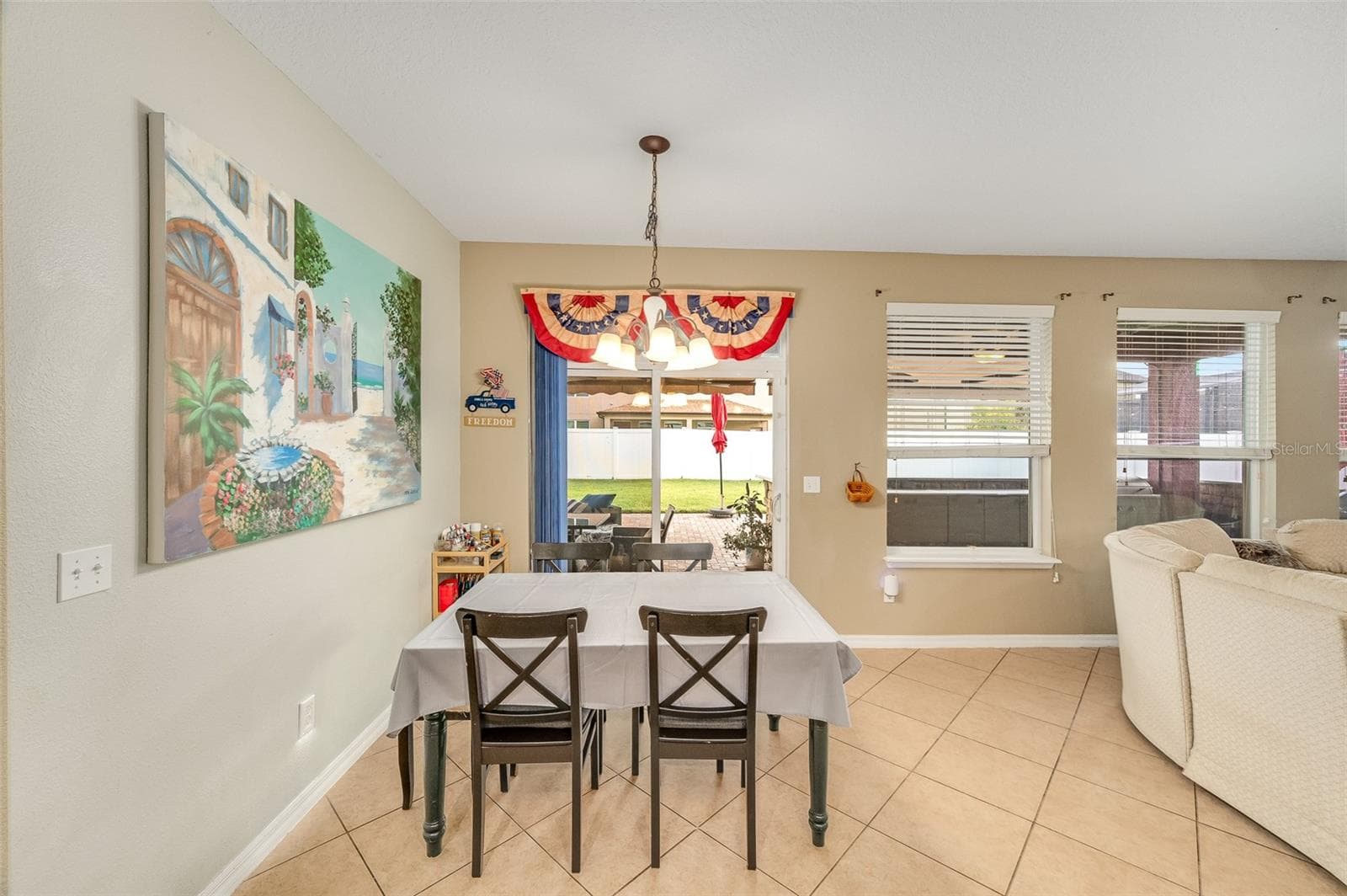 Breakfast/dining nook in front of kitchen and open layout with family room - 2711 CYPRESS TREE TRL, ST CLOUD