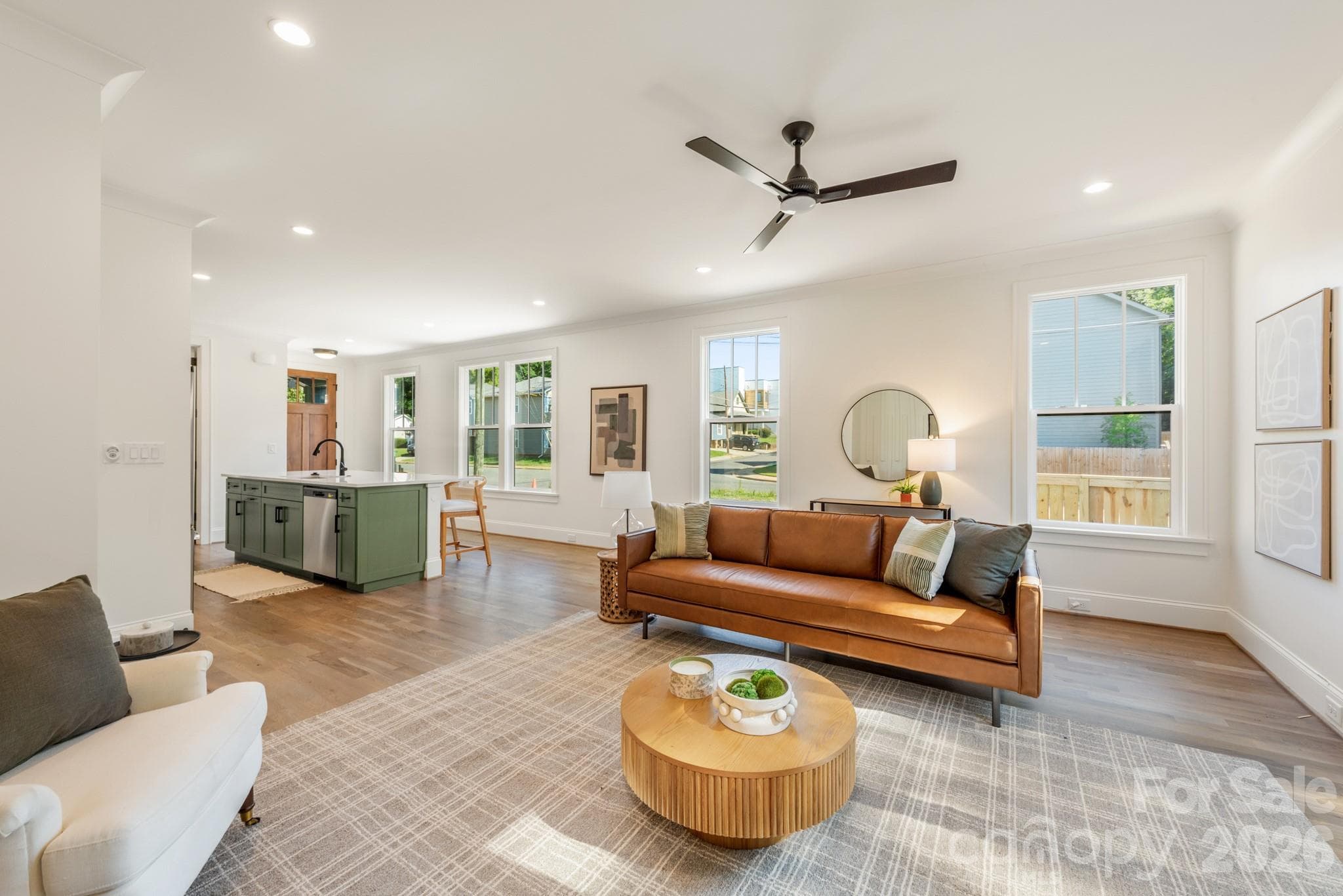 532 Campus Living Room - Charlotte