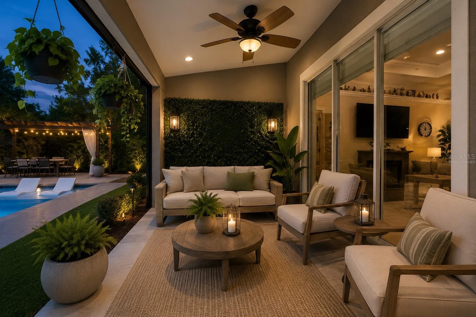 Lanai reimagined. Virtually staged - 6755 TROPICAIRE BLVD, NORTH PORT
