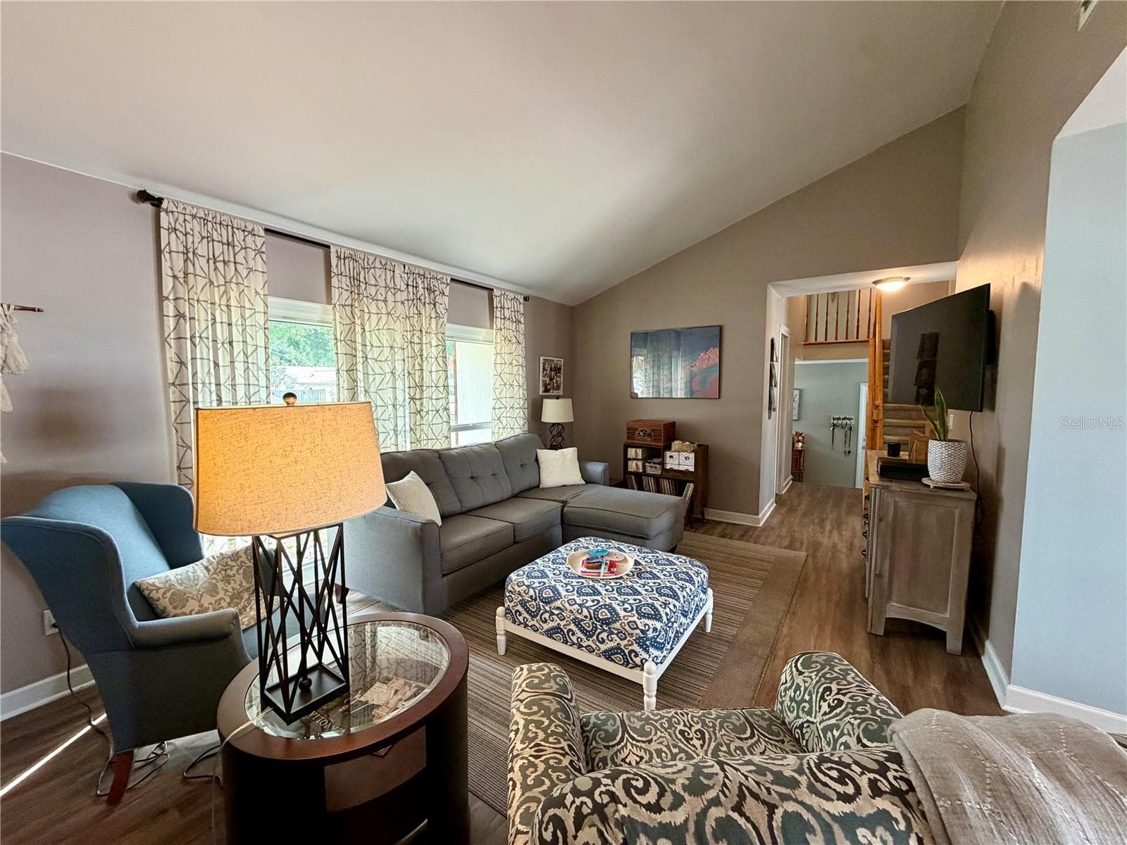 Formal living room at the front of the home is bright and open - 15705 CASHMERE LN, TAMPA