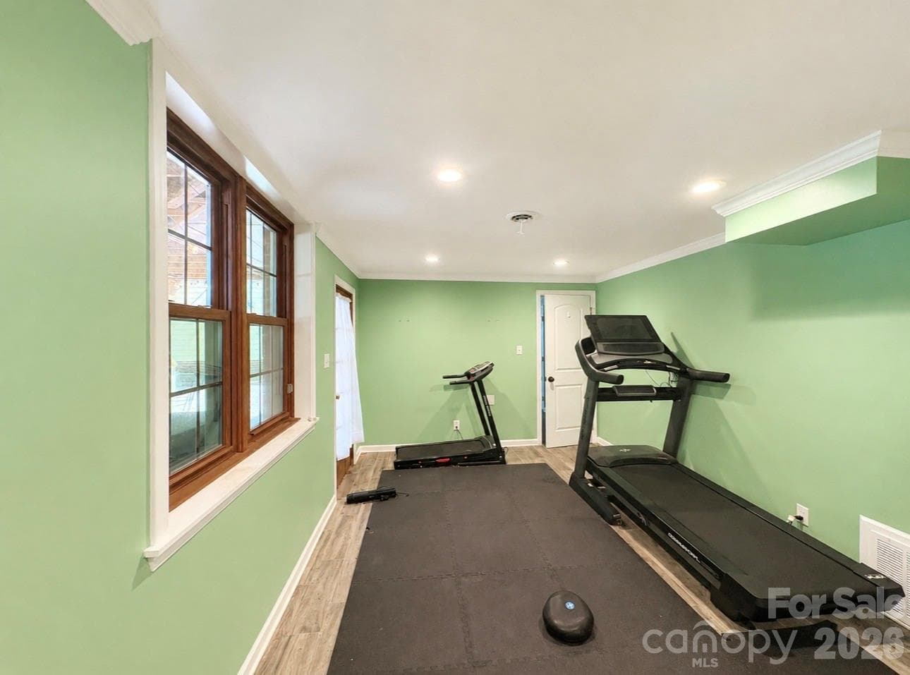 Fourth bedroom with closet or gym room/ basement with closet - 469 Augusta Drive, Statesville