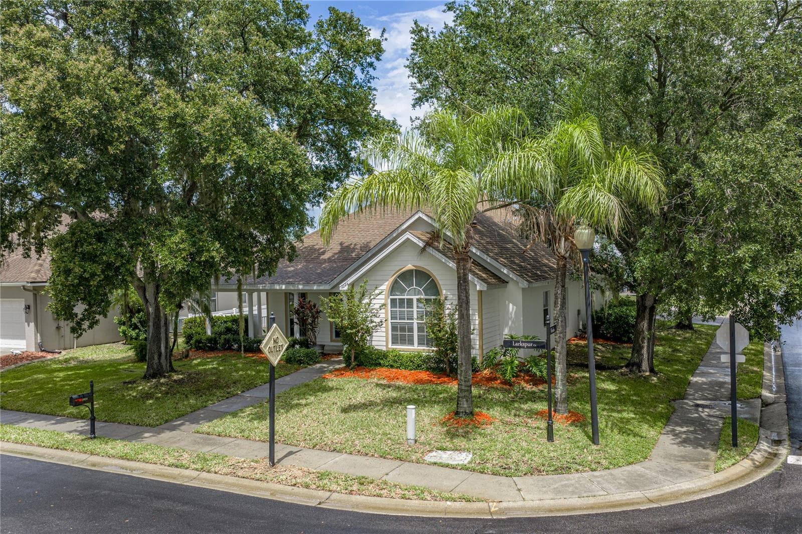 Corner lot view - 2024 LARKSPUR CT, TRINITY