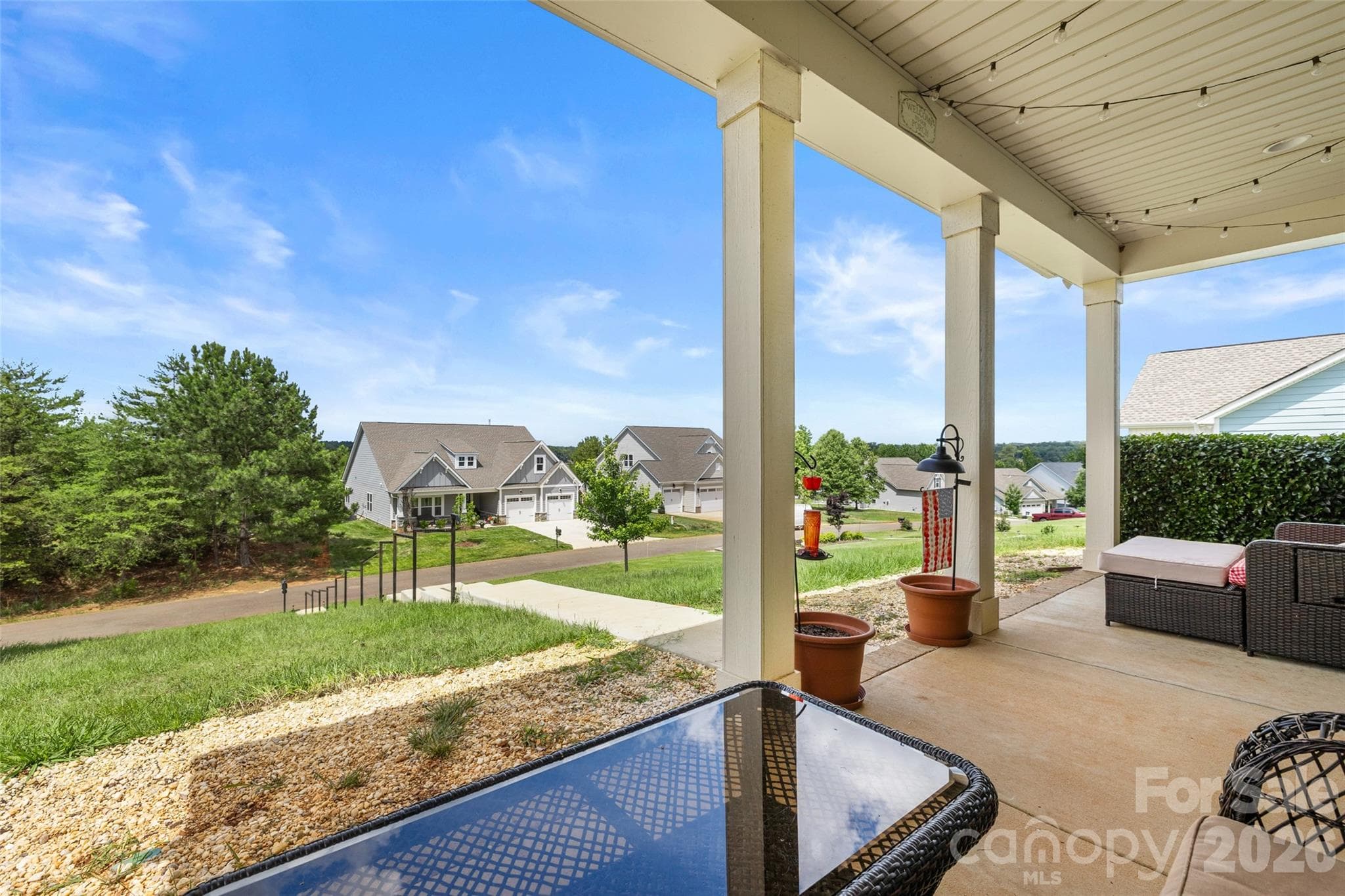 Front porch view - 11261 Island View Lane, Lancaster