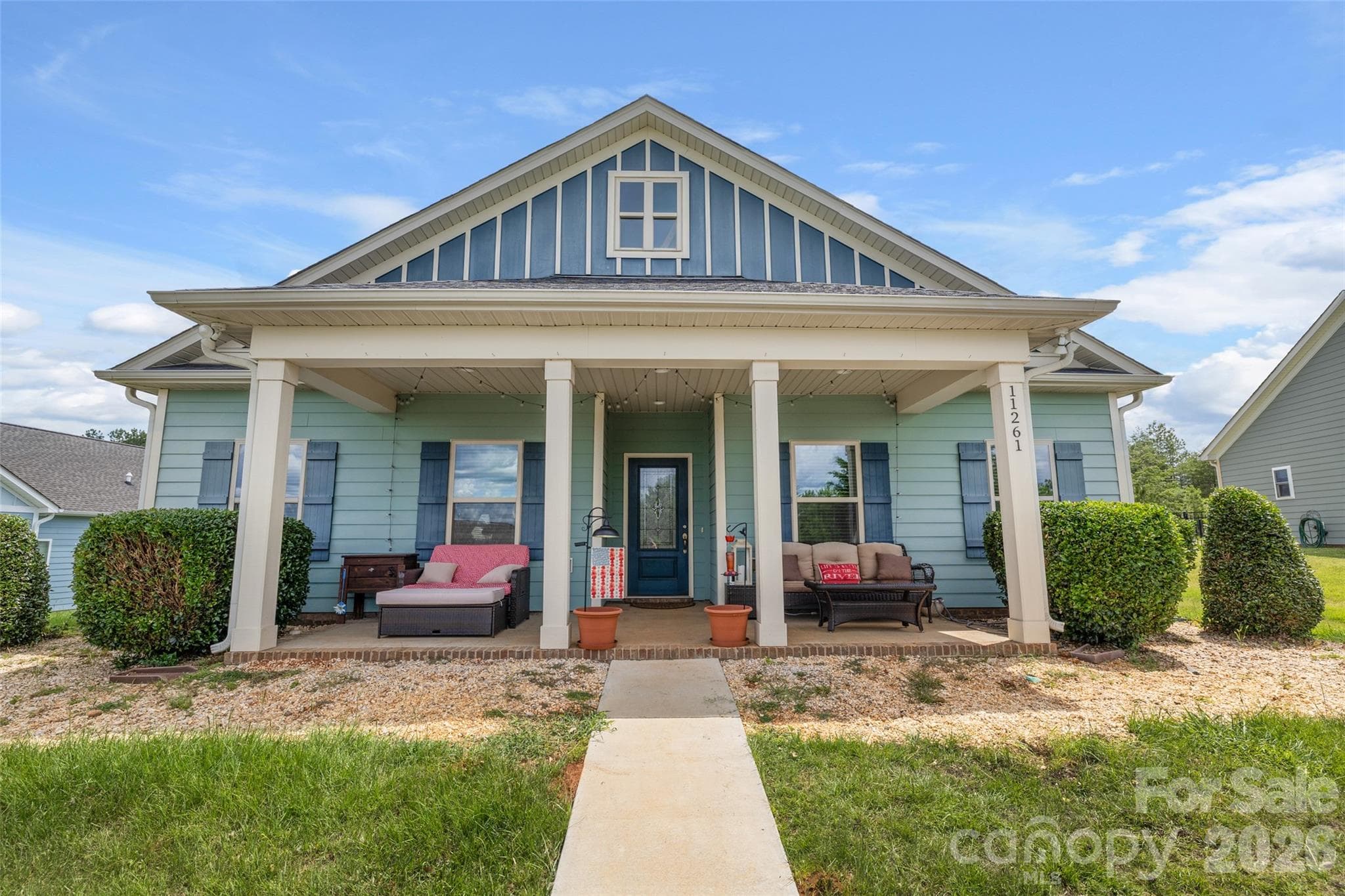 Large front porch overlooking Fishing Creek Lake. - 11261 Island View Lane, Lancaster