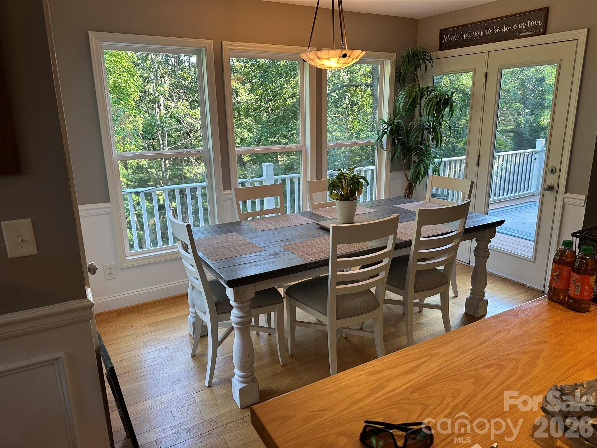 Dining Area - 1480 Pine Mountain Drive, Connelly Springs