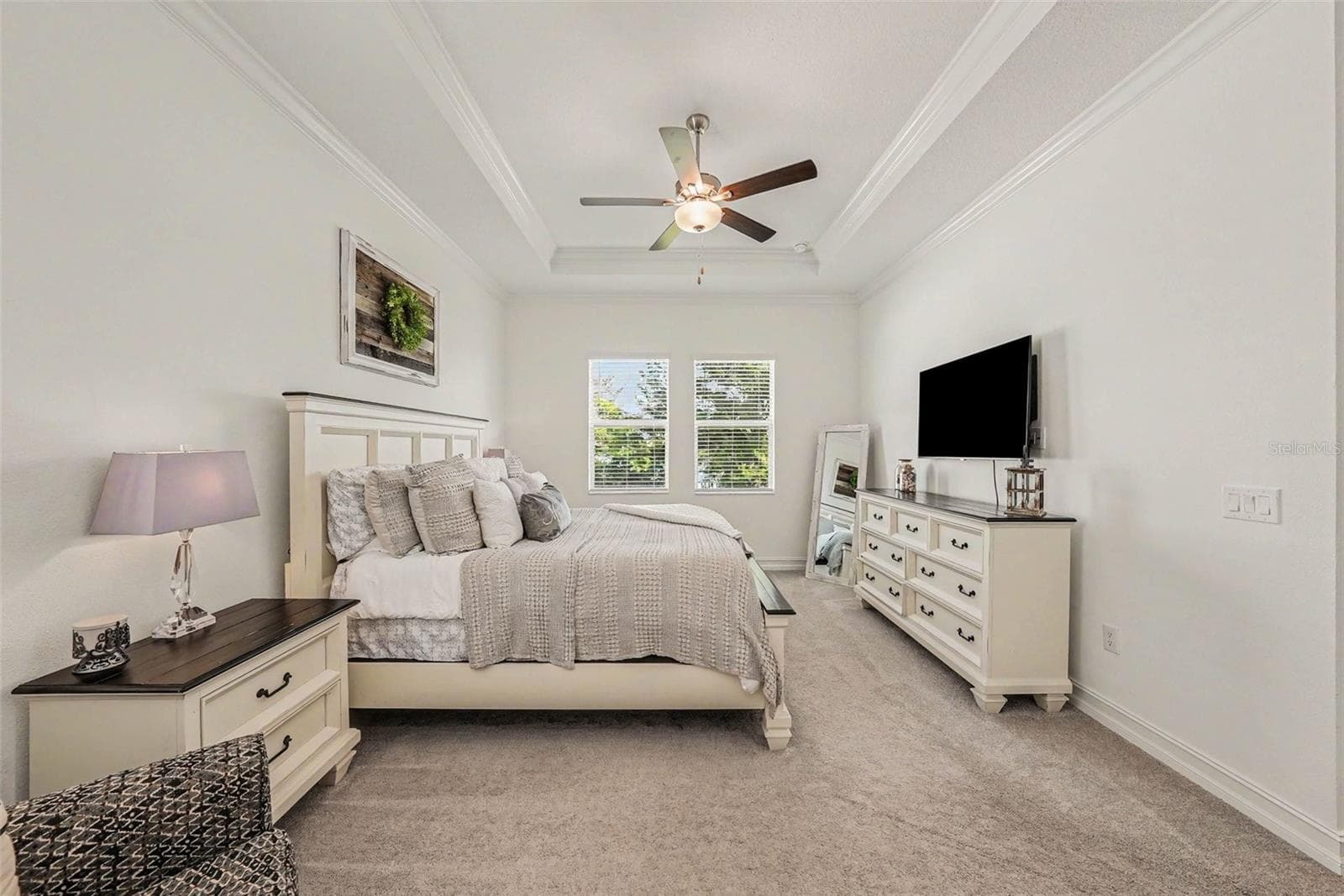 Tray ceilings and a water view too! - 12840 BERGSTROM BAY DR, RIVERVIEW