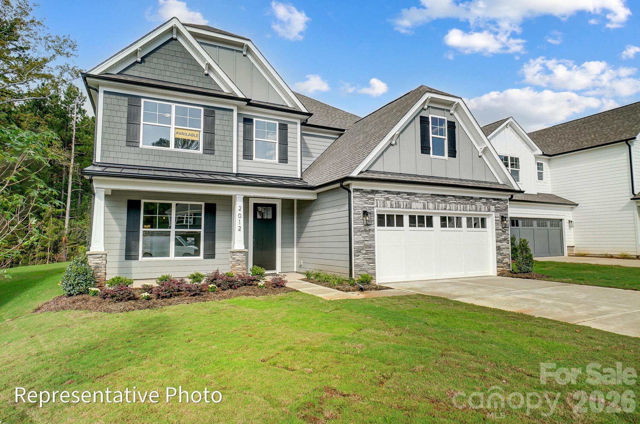Homesite 2 features a McDowell C floorplan - Charlotte