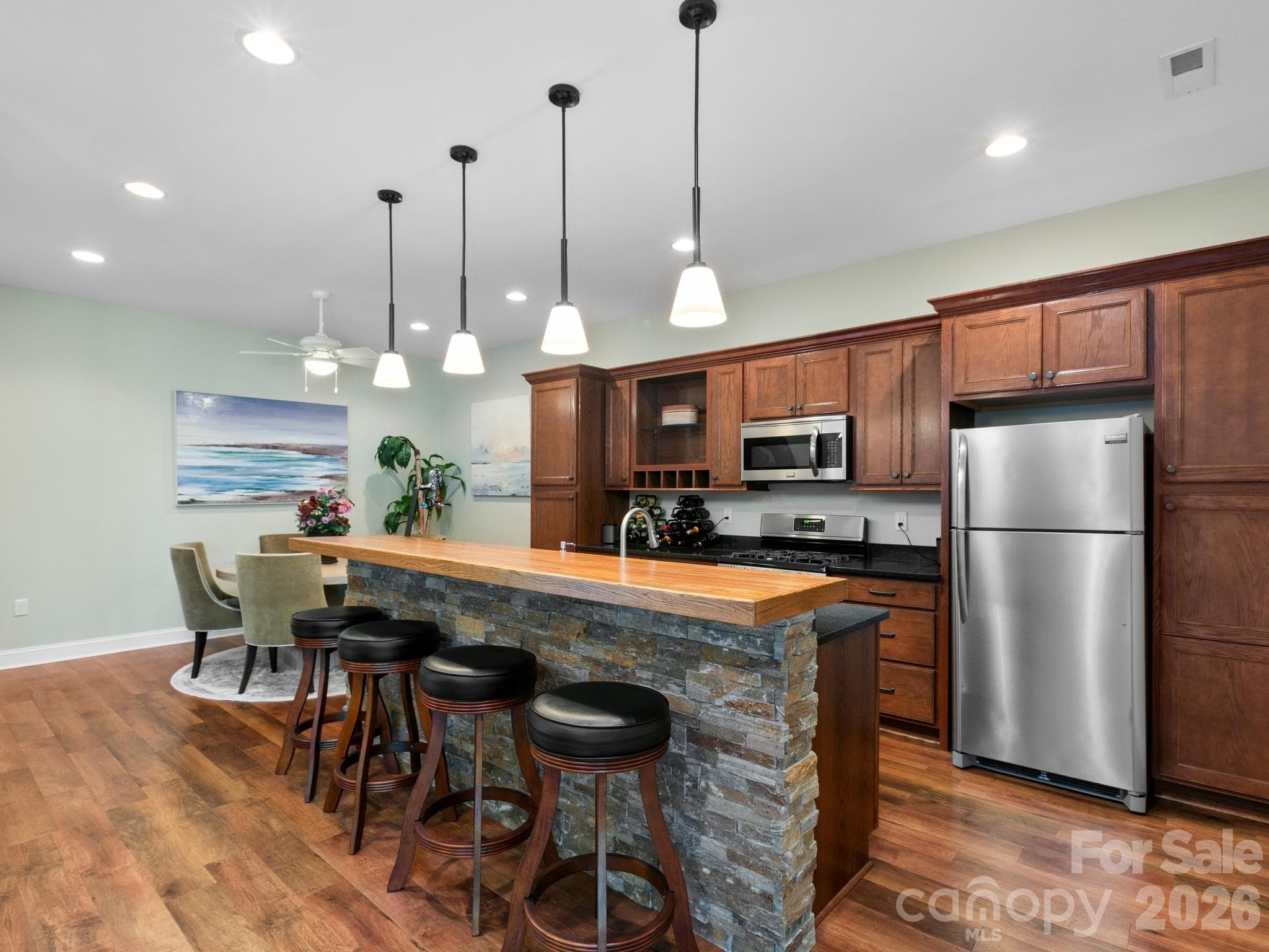 2nd Full Kitchen (Basement) - 32 Lake Vista Drive, Fletcher