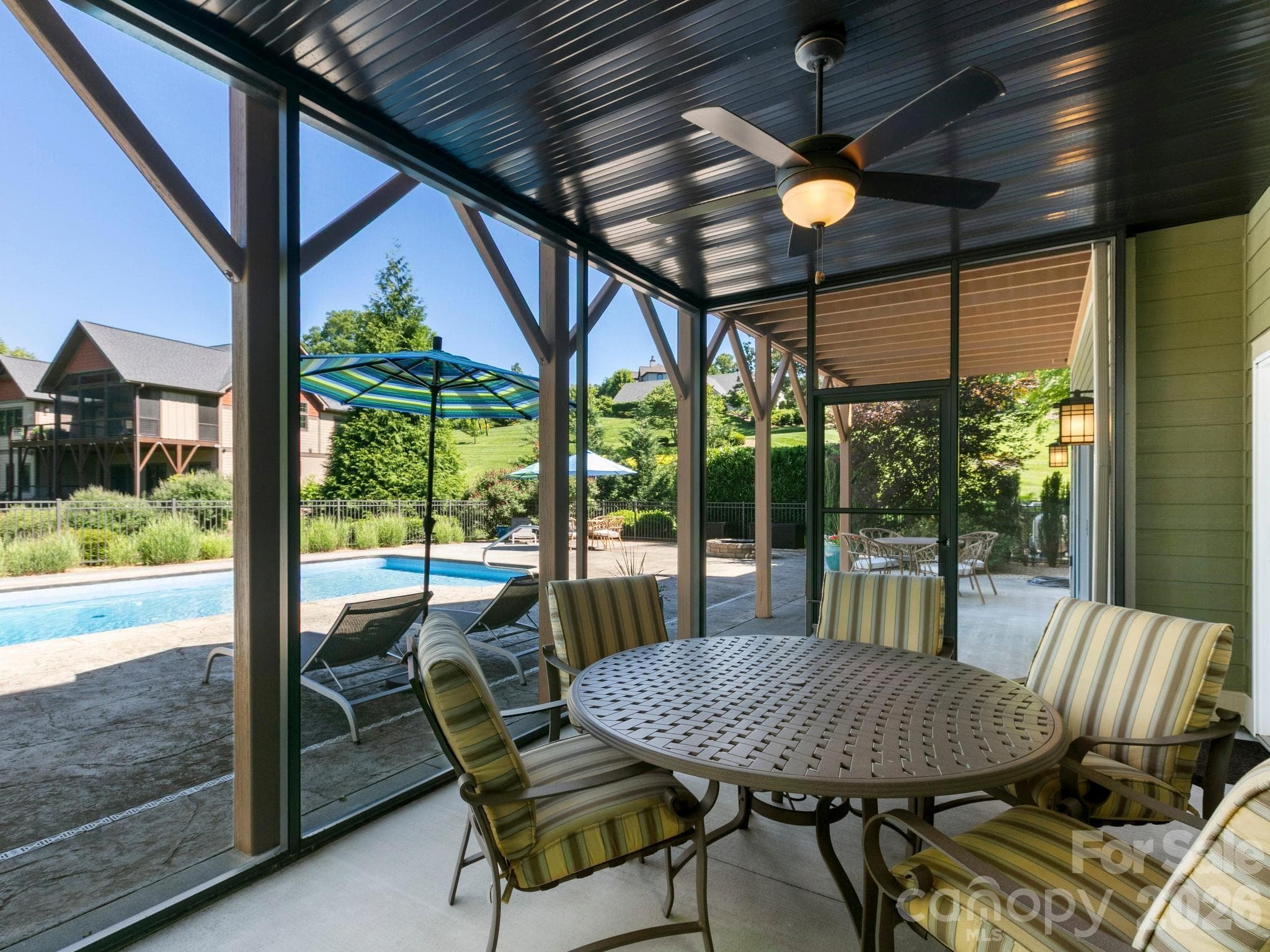 Screened in Patio - 32 Lake Vista Drive, Fletcher