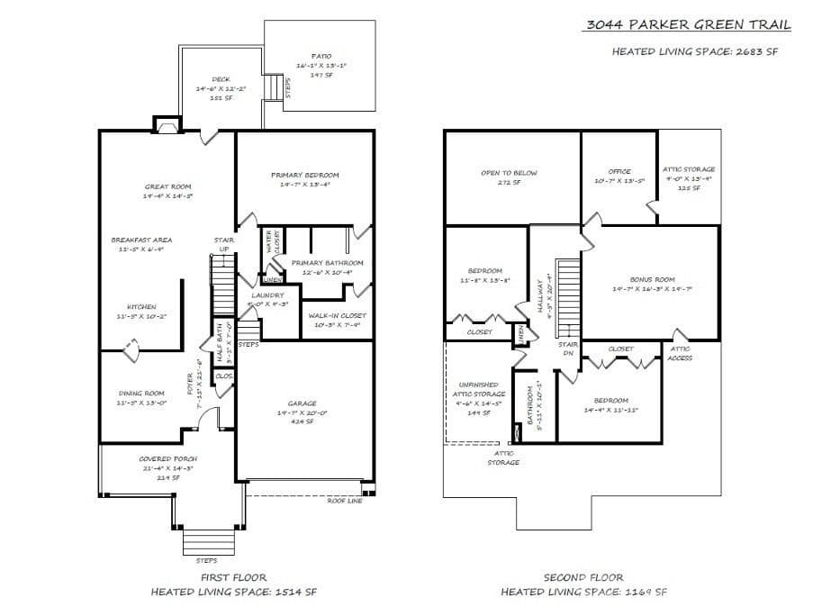Single Family Residence at 3044 Parker Green Trail, Charlotte, photo 35 of 48
