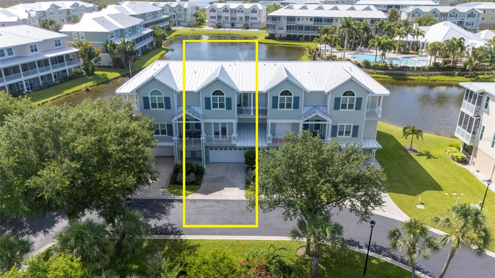 Front of townhome, North exposure - 10307 CORAL LANDINGS LN #11, PLACIDA